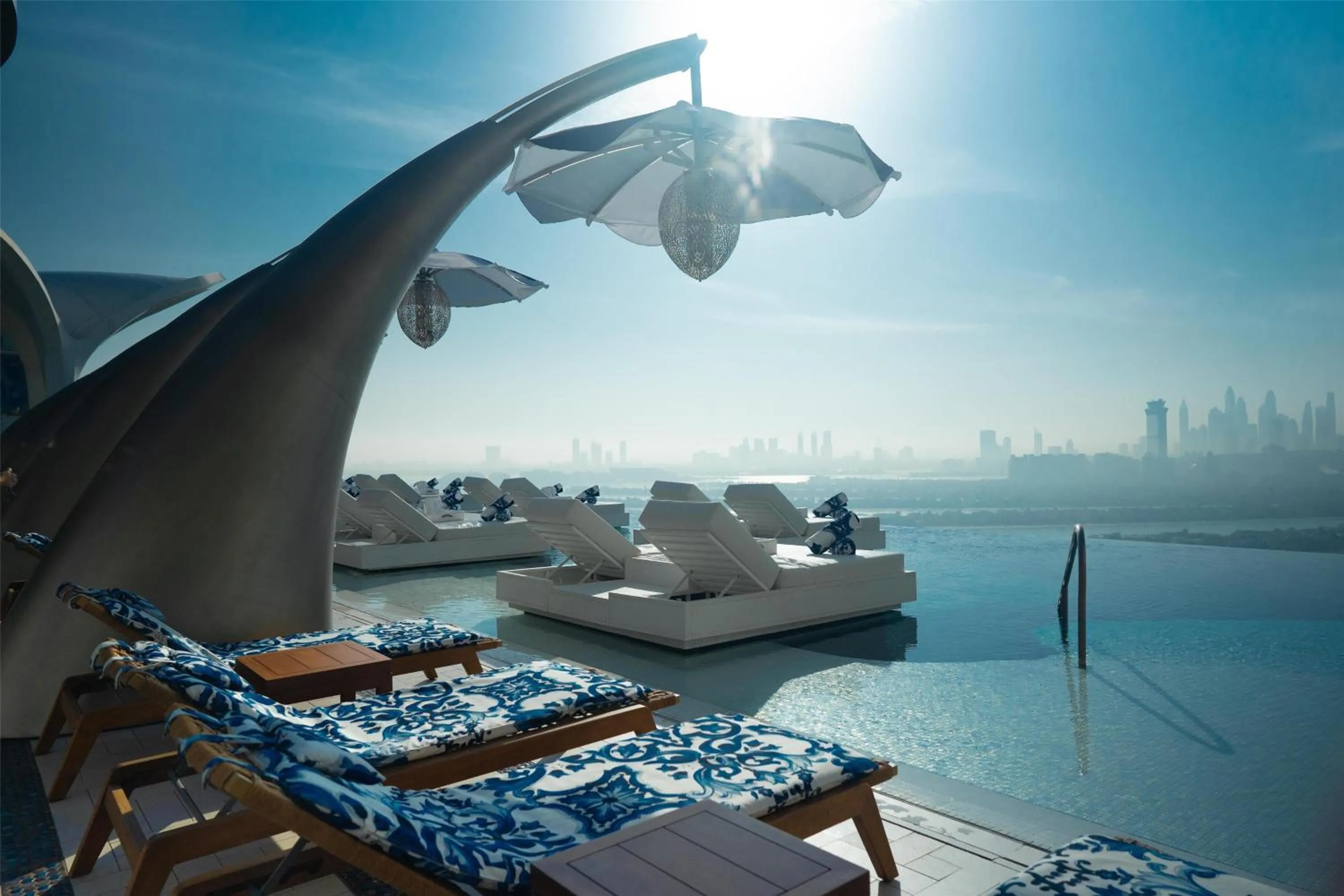 Pool view in Atlantis The Royal