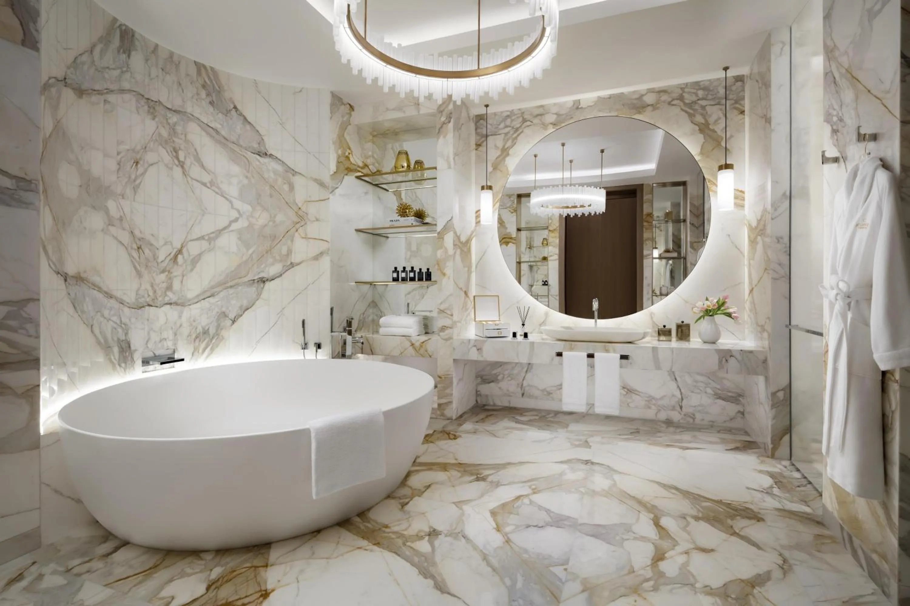 Bathroom in Atlantis The Royal