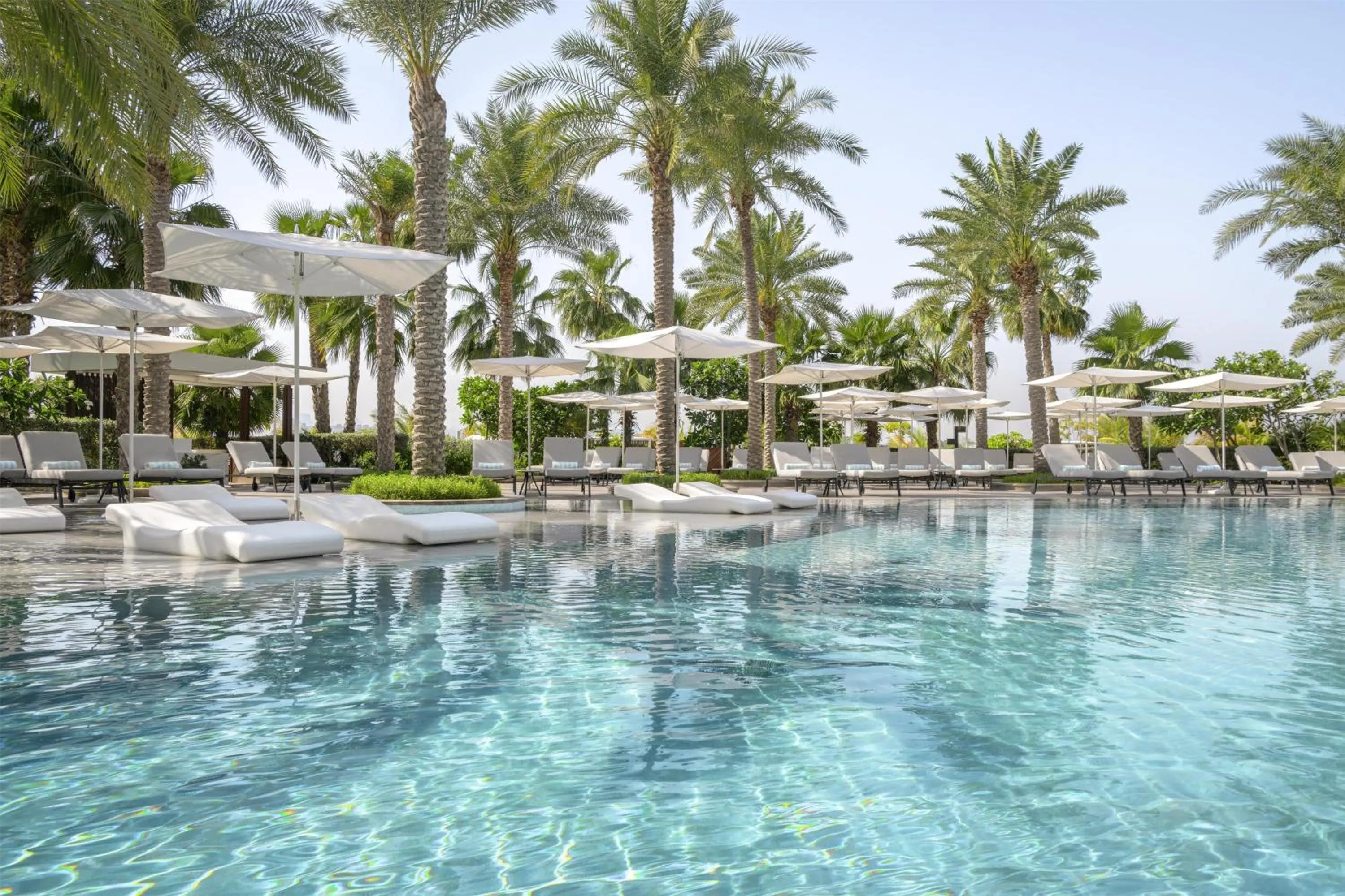Pool view in Atlantis The Royal