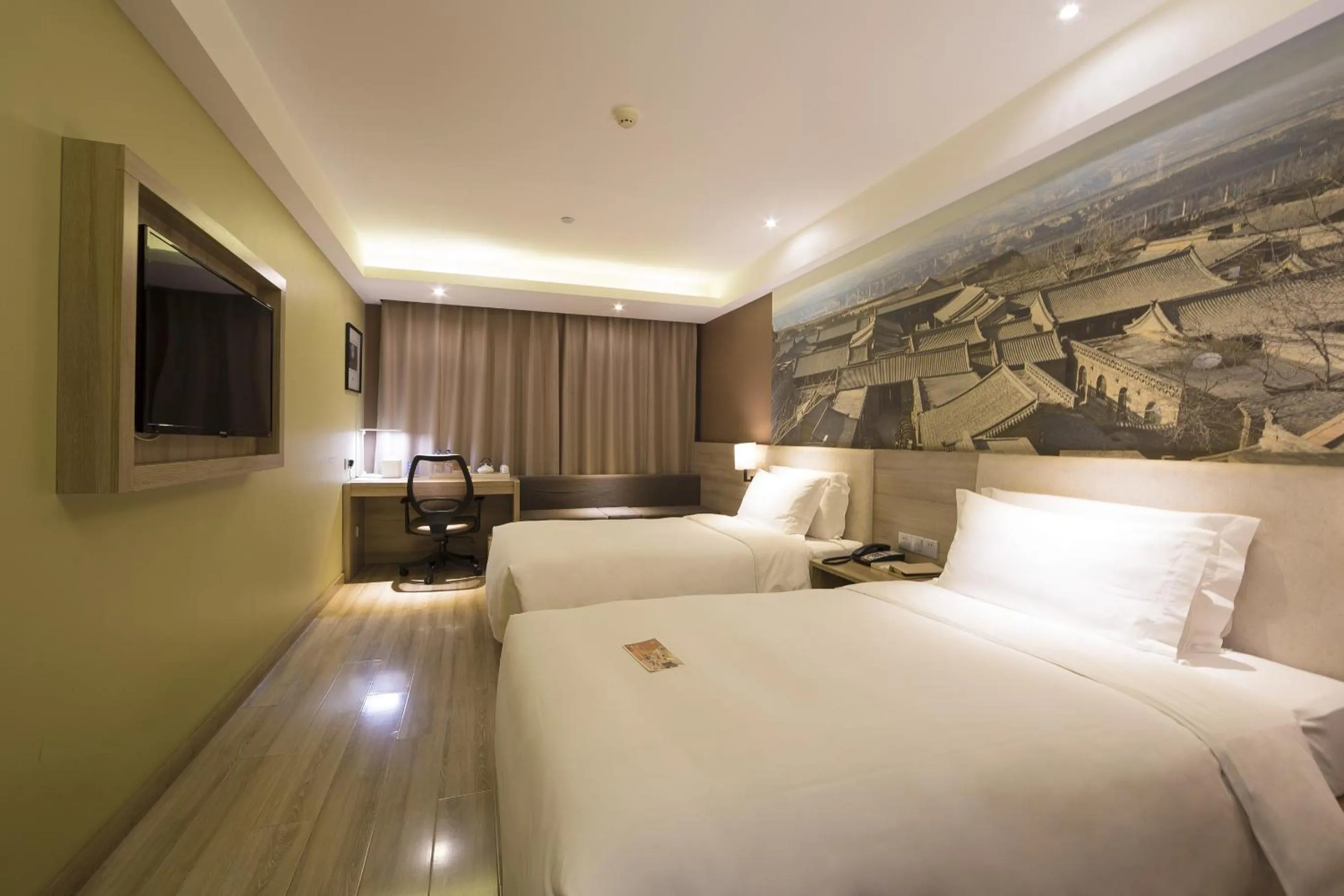 Bed in Atour Hotel (Taiyuan Zonggai Shifanqu)