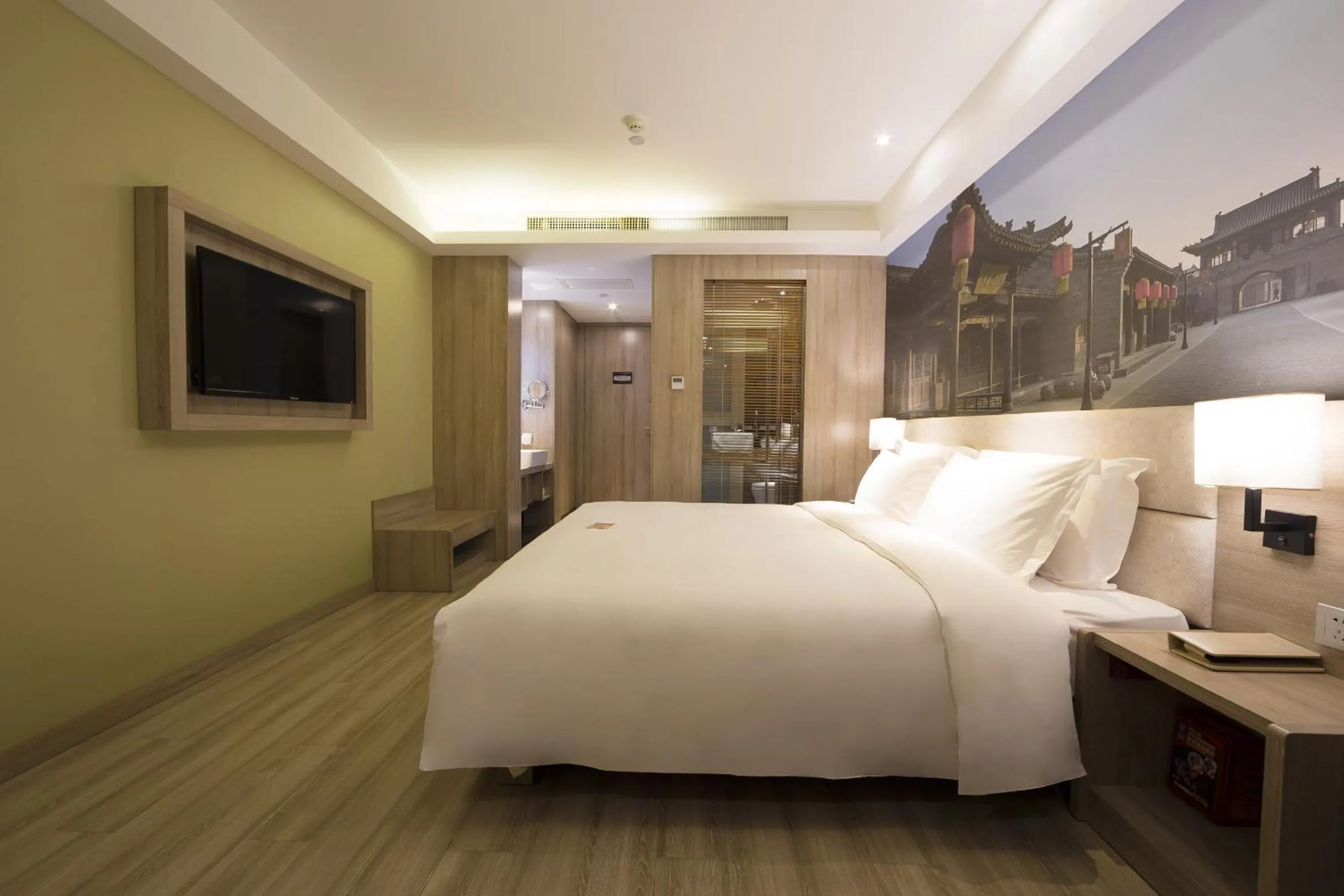 Bed in Atour Hotel (Taiyuan Zonggai Shifanqu)