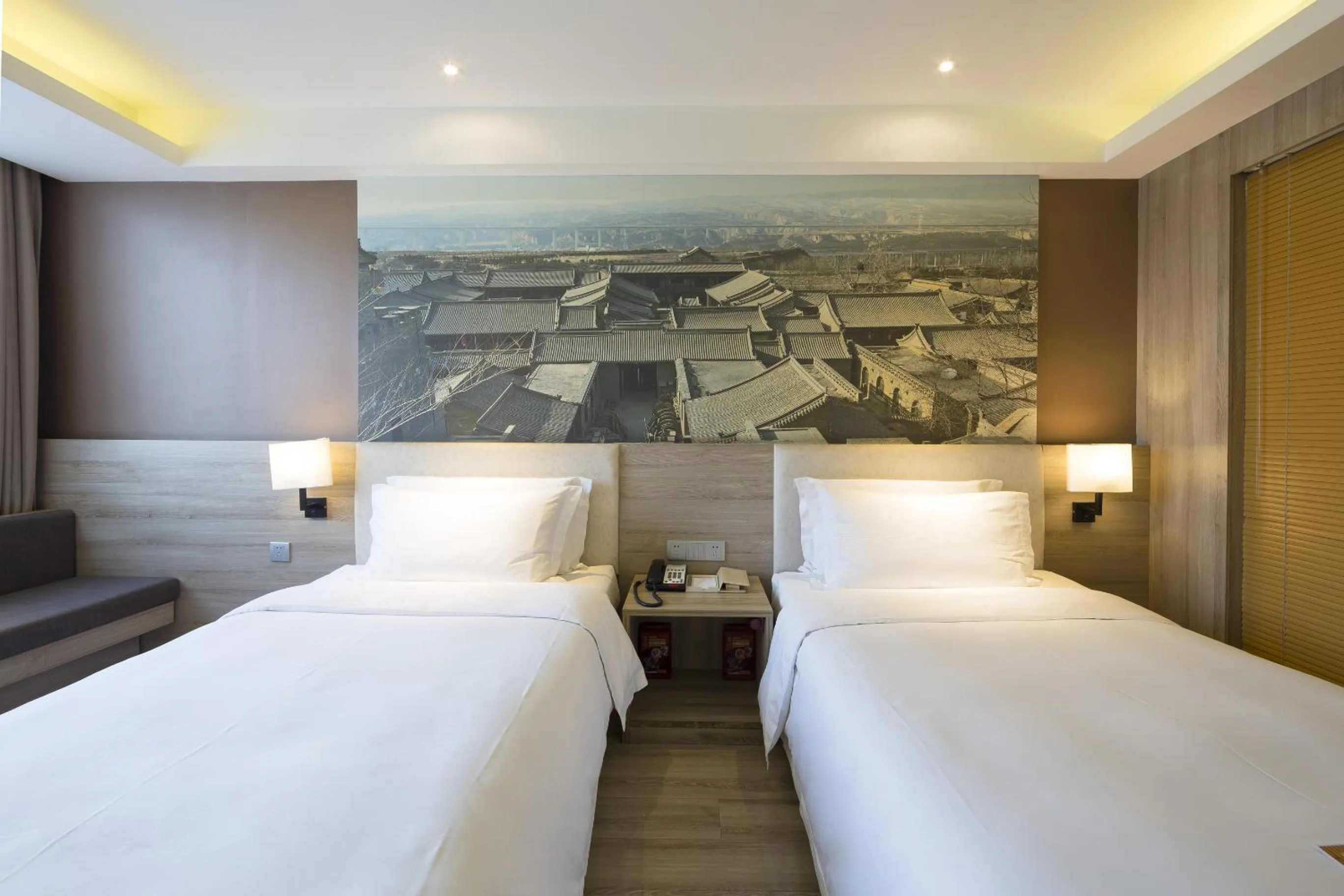 Bed in Atour Hotel (Taiyuan Zonggai Shifanqu)