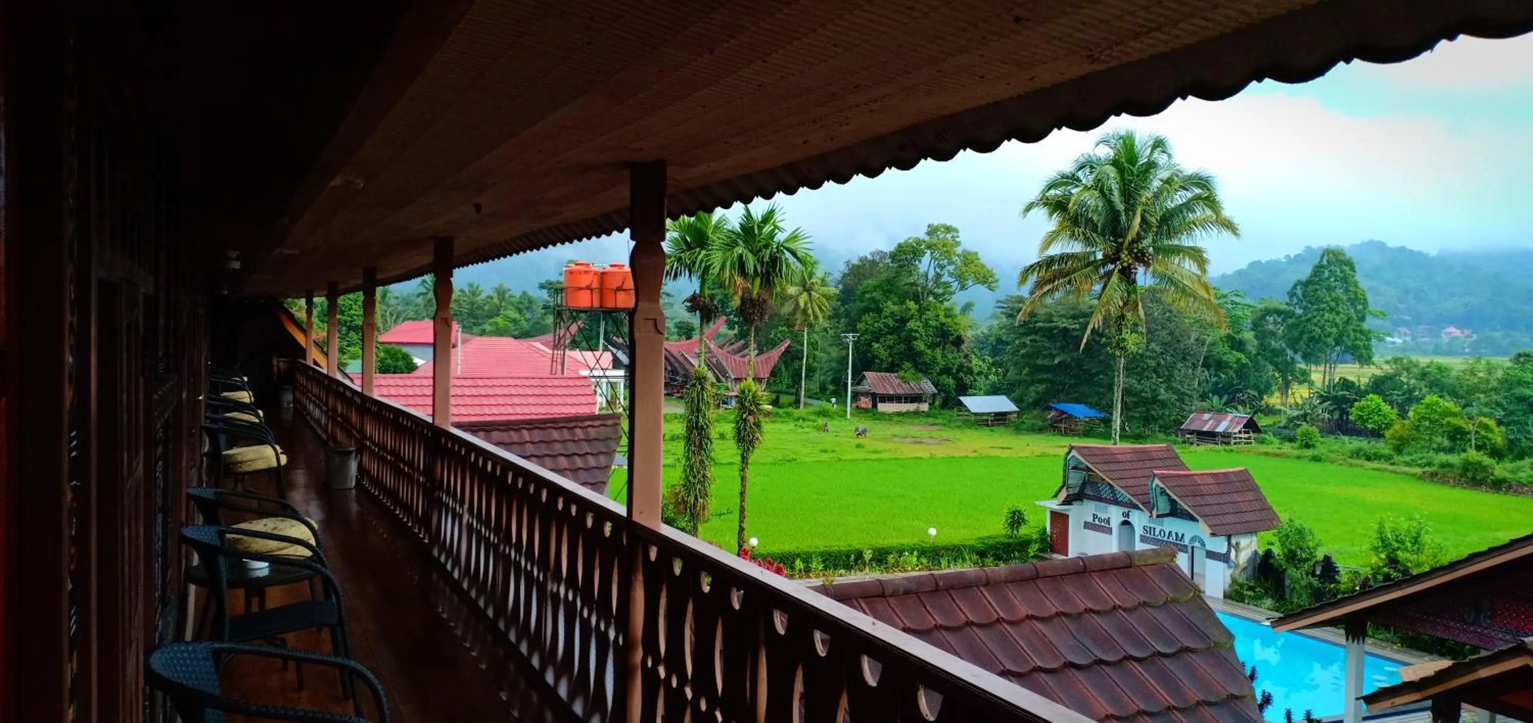 Balcony/Terrace in Toraja Torsina Hotel