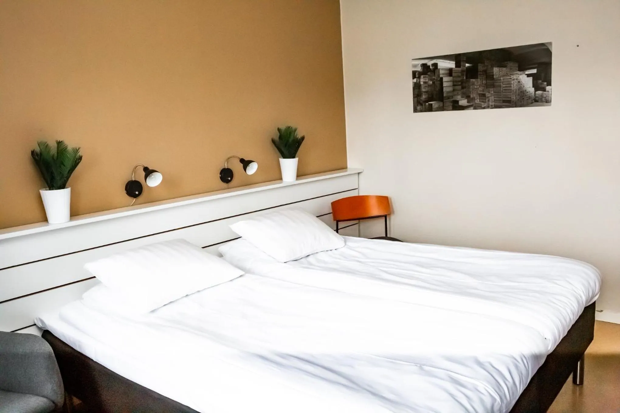 Bed in Spångholmen Bed & Breakfast AB