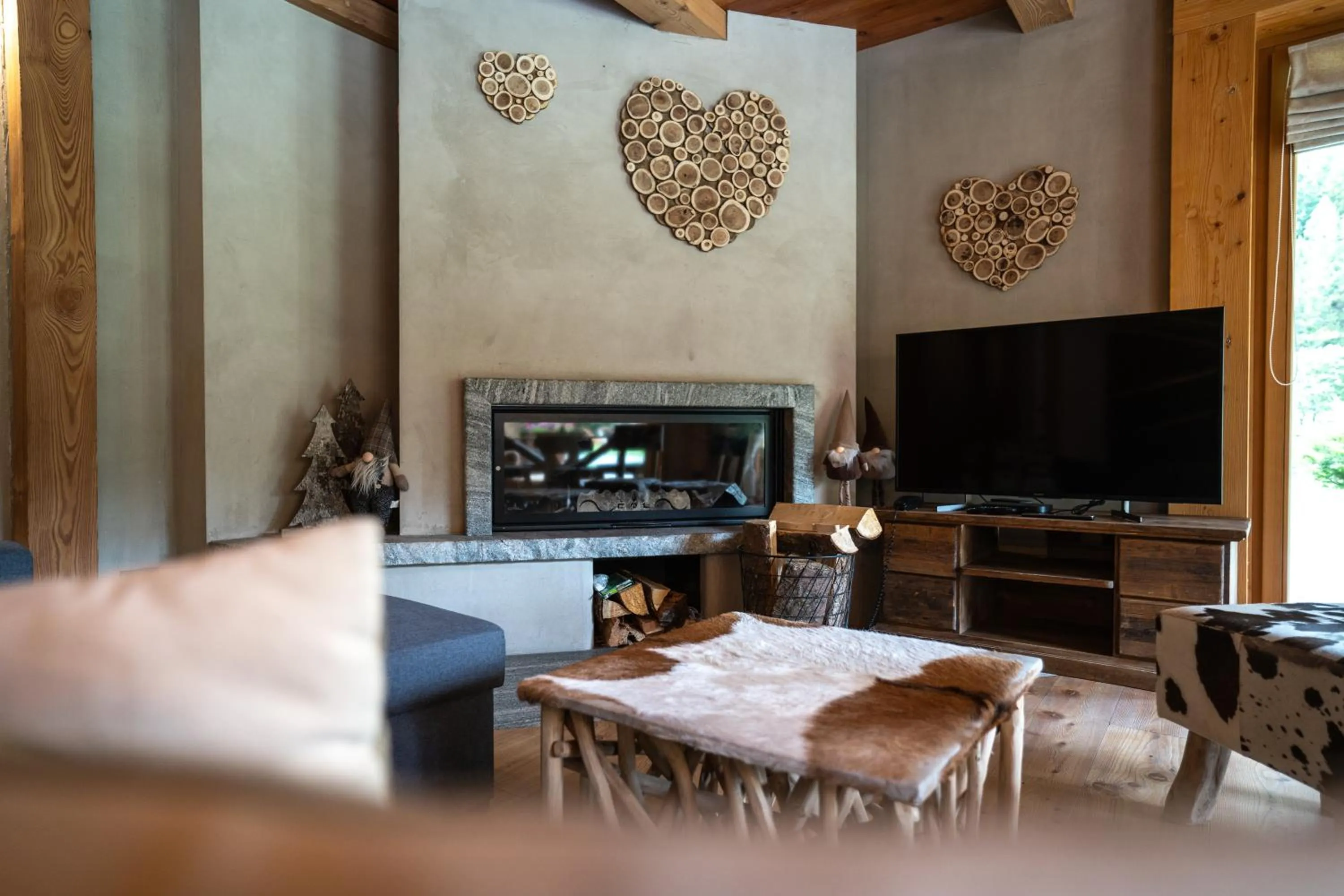 Living room in Au Charmant Petit Lac - Ecohotel Parc & Spa