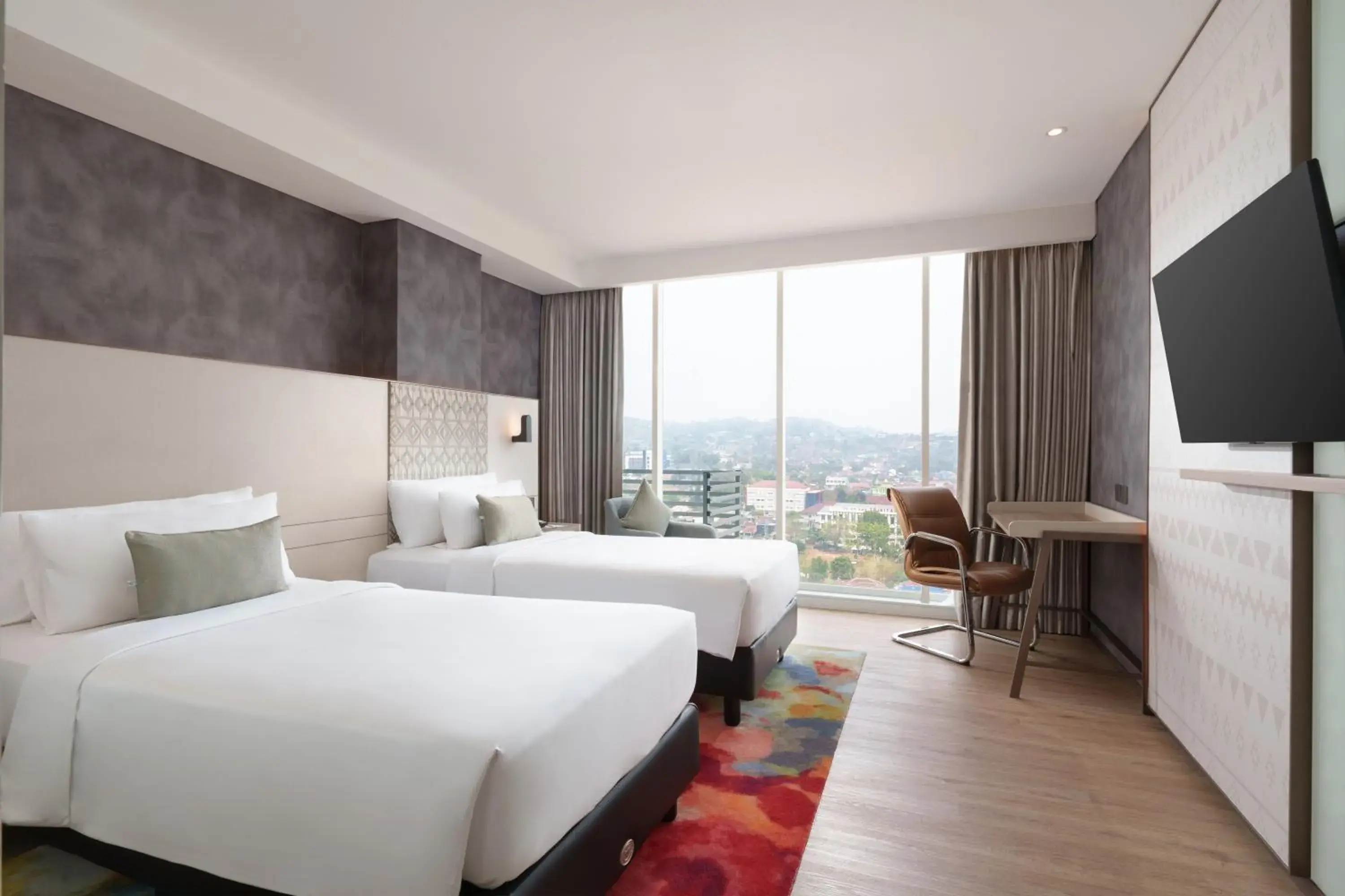 Grand Superior Room - 2 Single Beds - City View in Golden Tulip Springhill Lampung Grand Superior Room - 2 Single Beds - City View in Golden Tulip Springhill Lampung