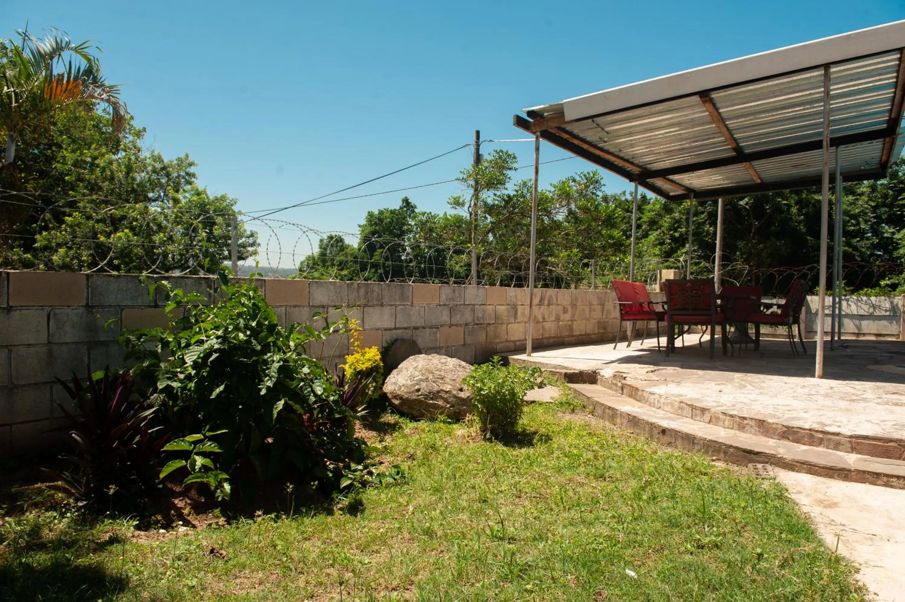 Garden view in Nkosazana Guest House