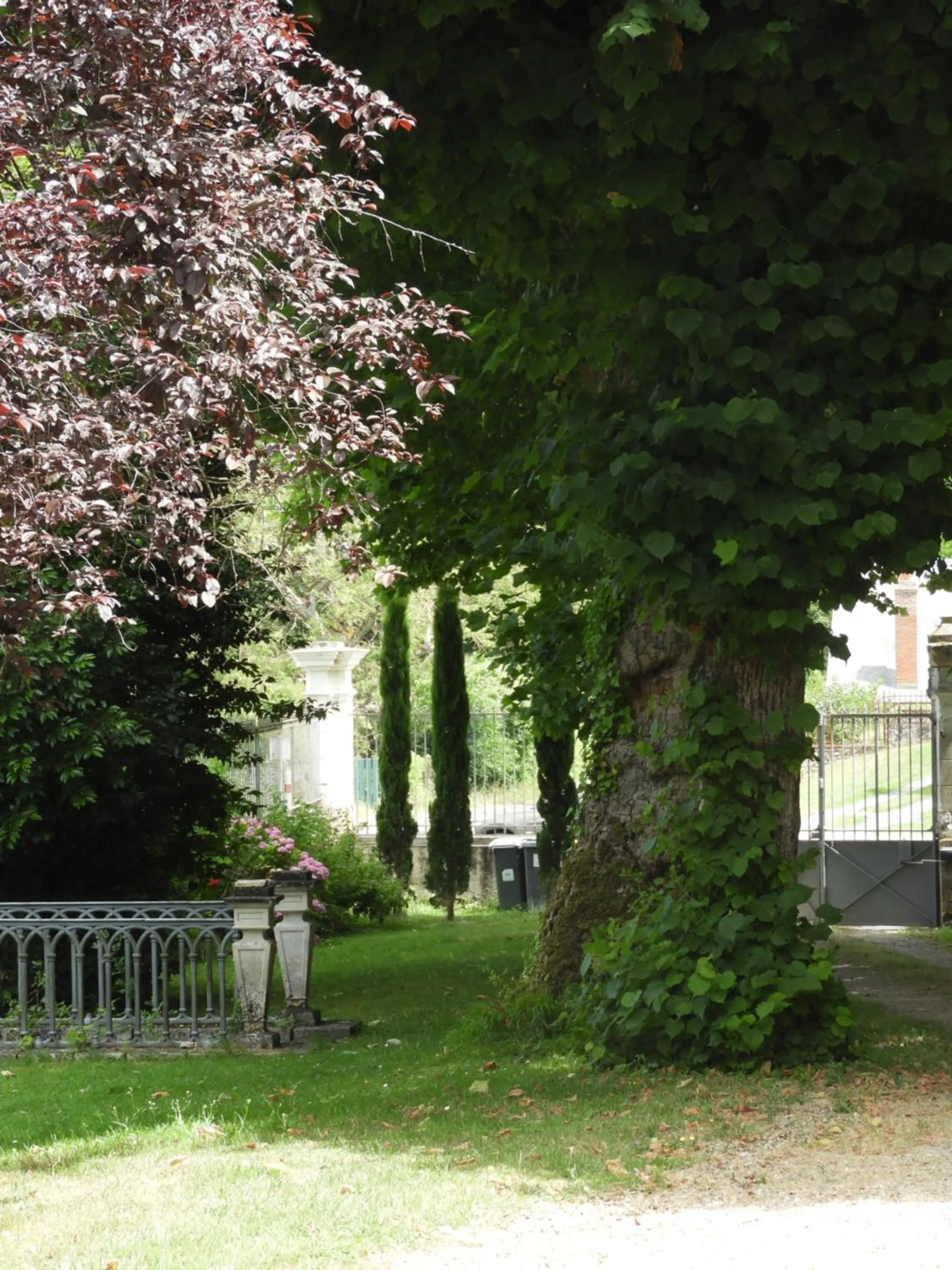 Garden in Le Chateau de la Barre