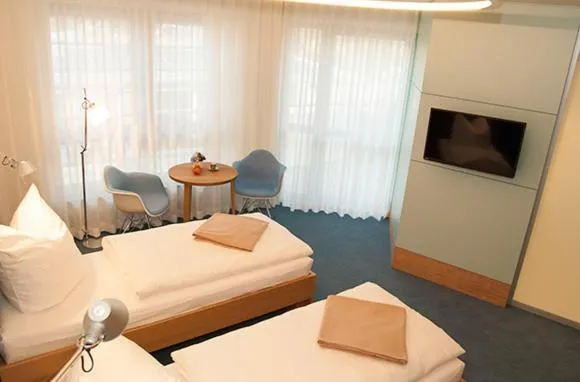 Photo of the whole room, Bed in TraumHaus im Elsterpark