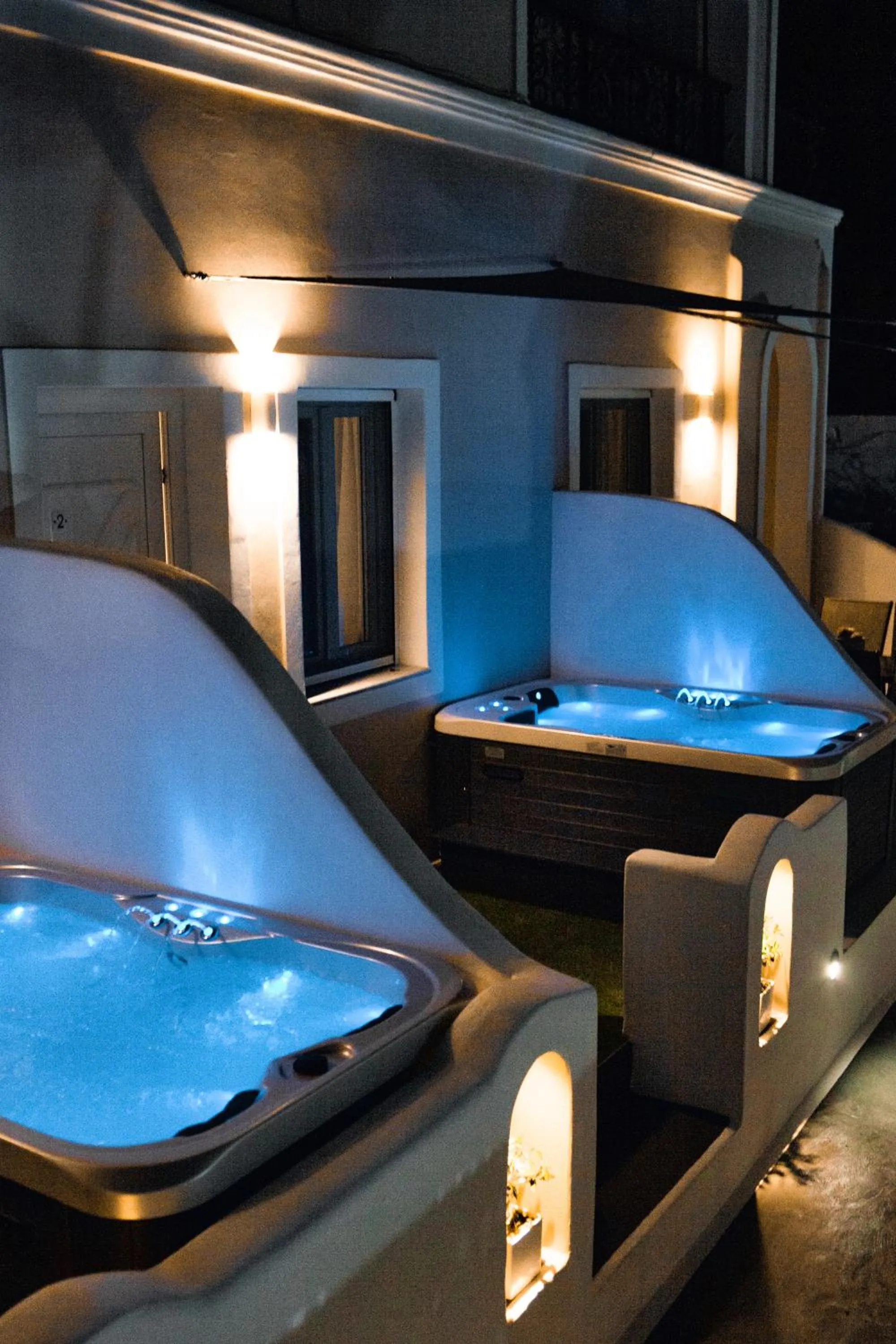 Garden in Villa Galaxy Santorini