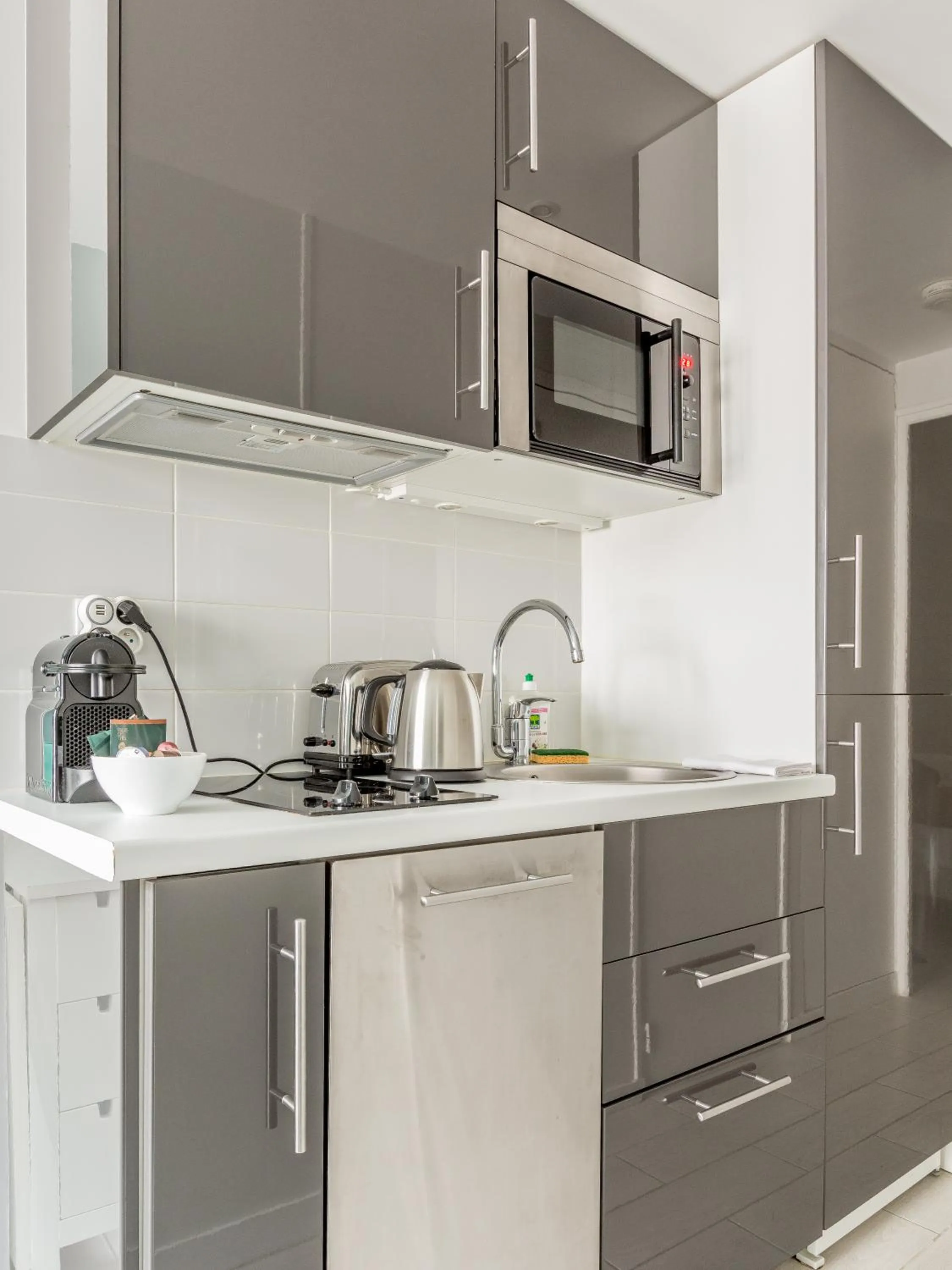 Kitchen or kitchenette in Résidence Louvre - Bellan