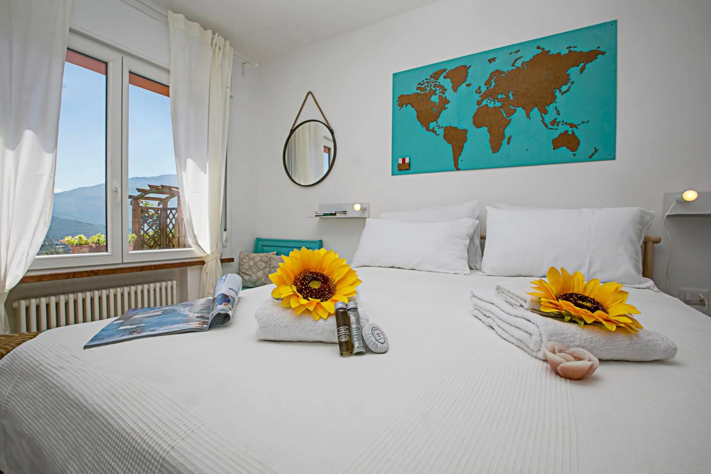 Bedroom, Bed in Casa Turchese - Happy Rentals