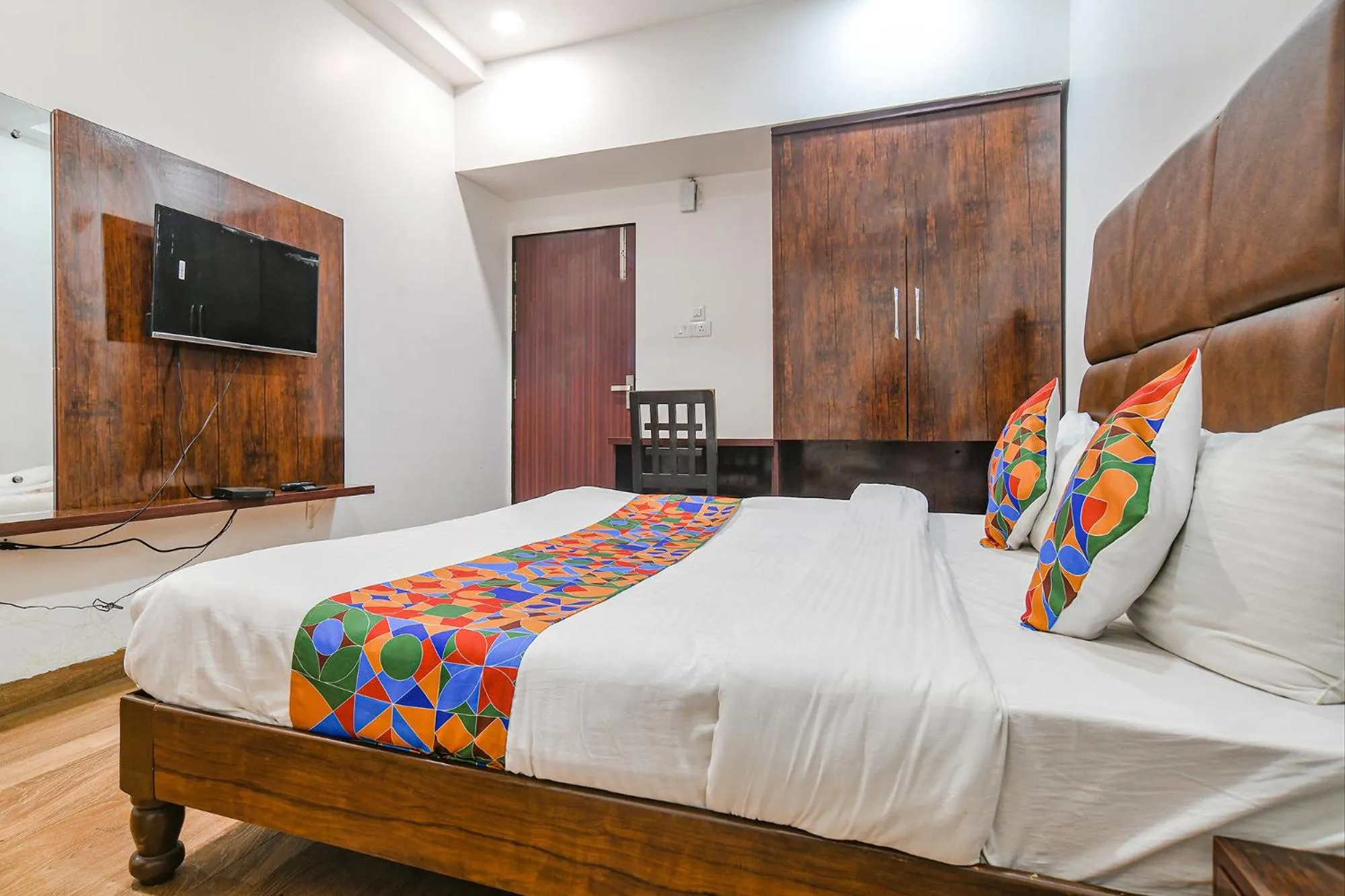 Bed in FabHotel S Pride