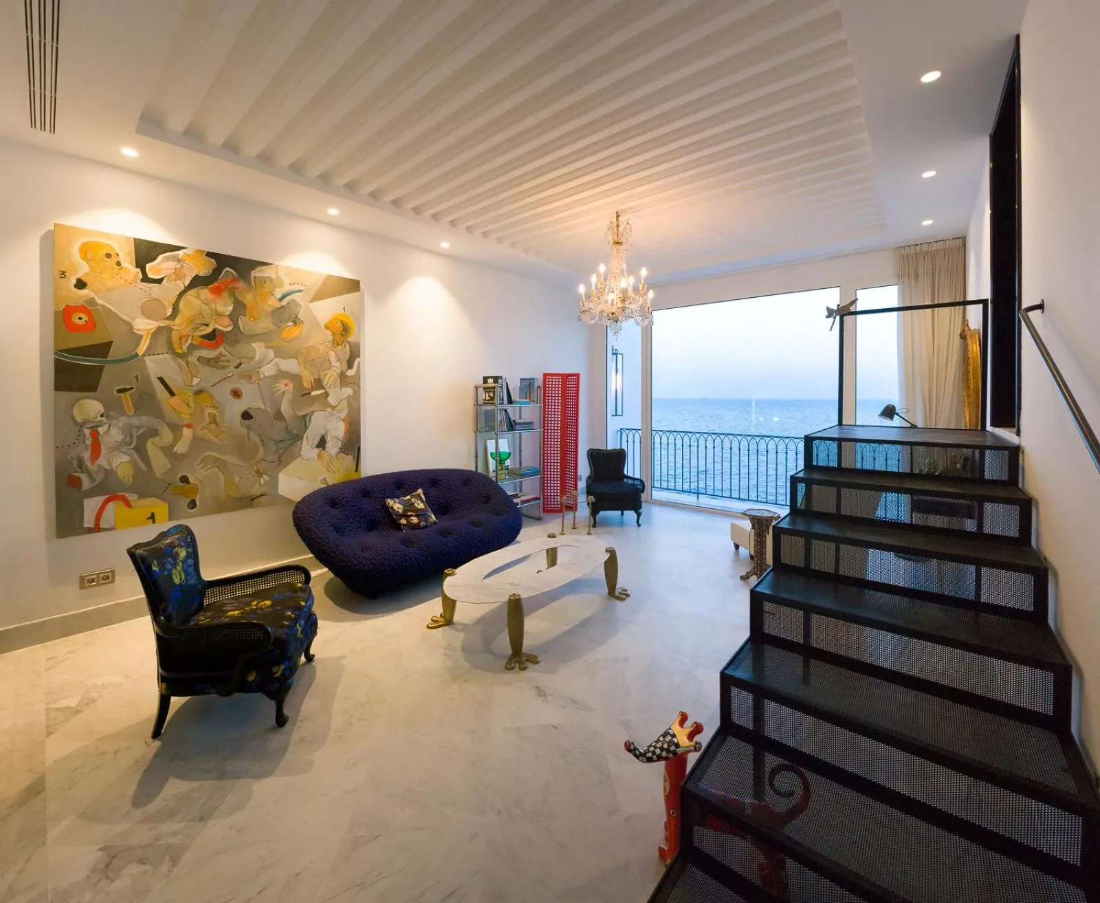 Living room in Maison Dedine- SmallLuxuryHotels -Adults Only