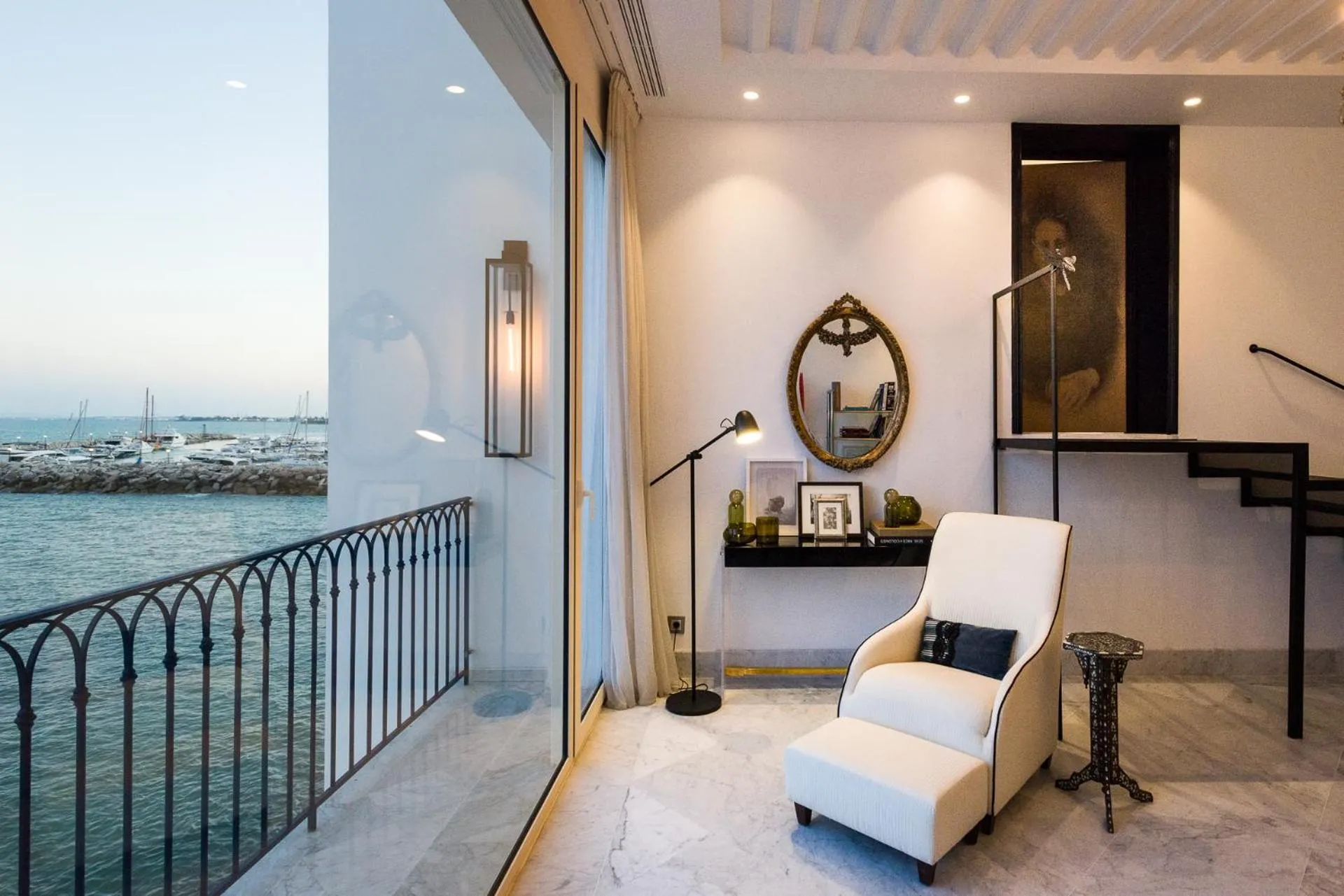 Seating area in Maison Dedine- SmallLuxuryHotels -Adults Only