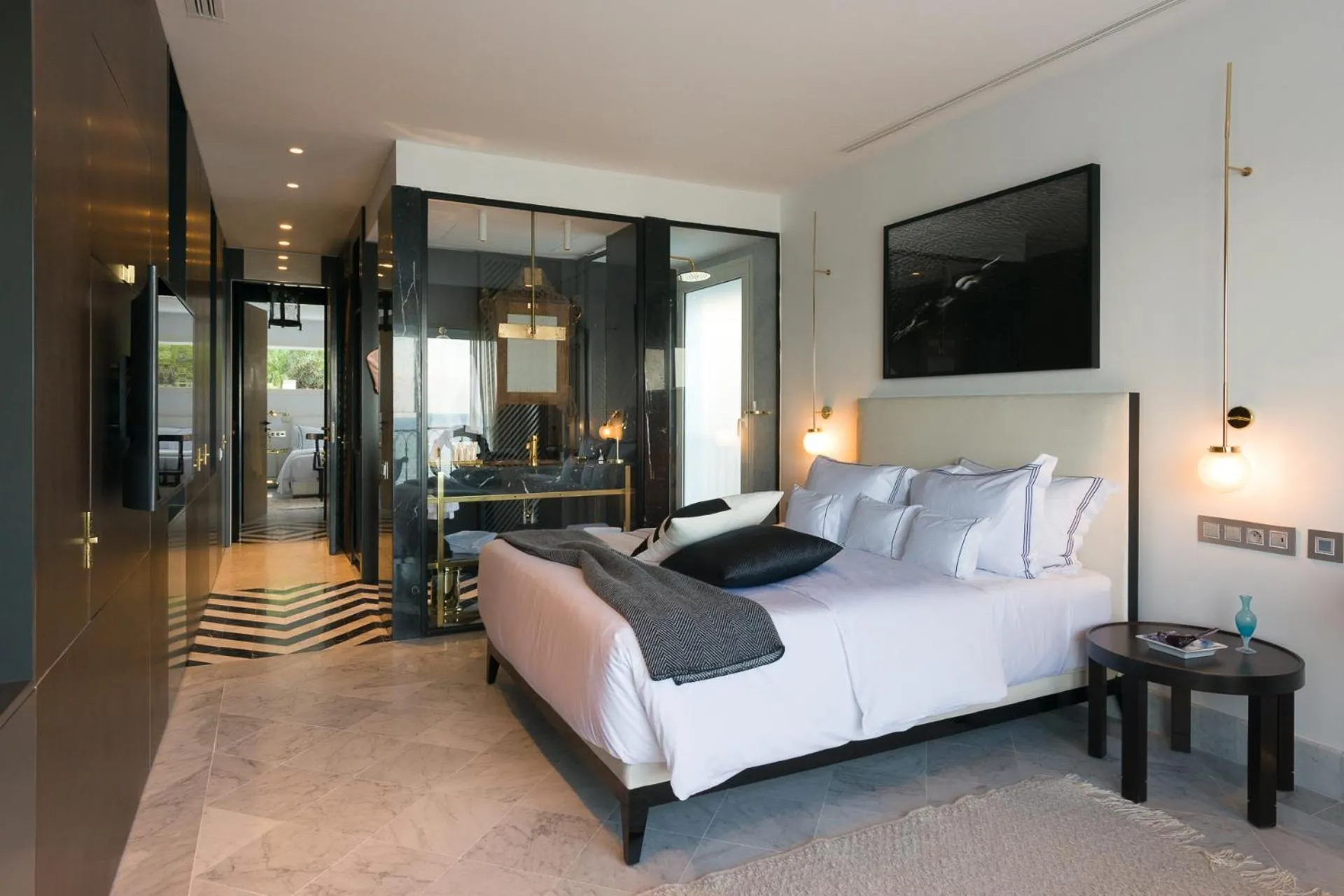 Photo of the whole room, Bed in Maison Dedine- SmallLuxuryHotels -Adults Only