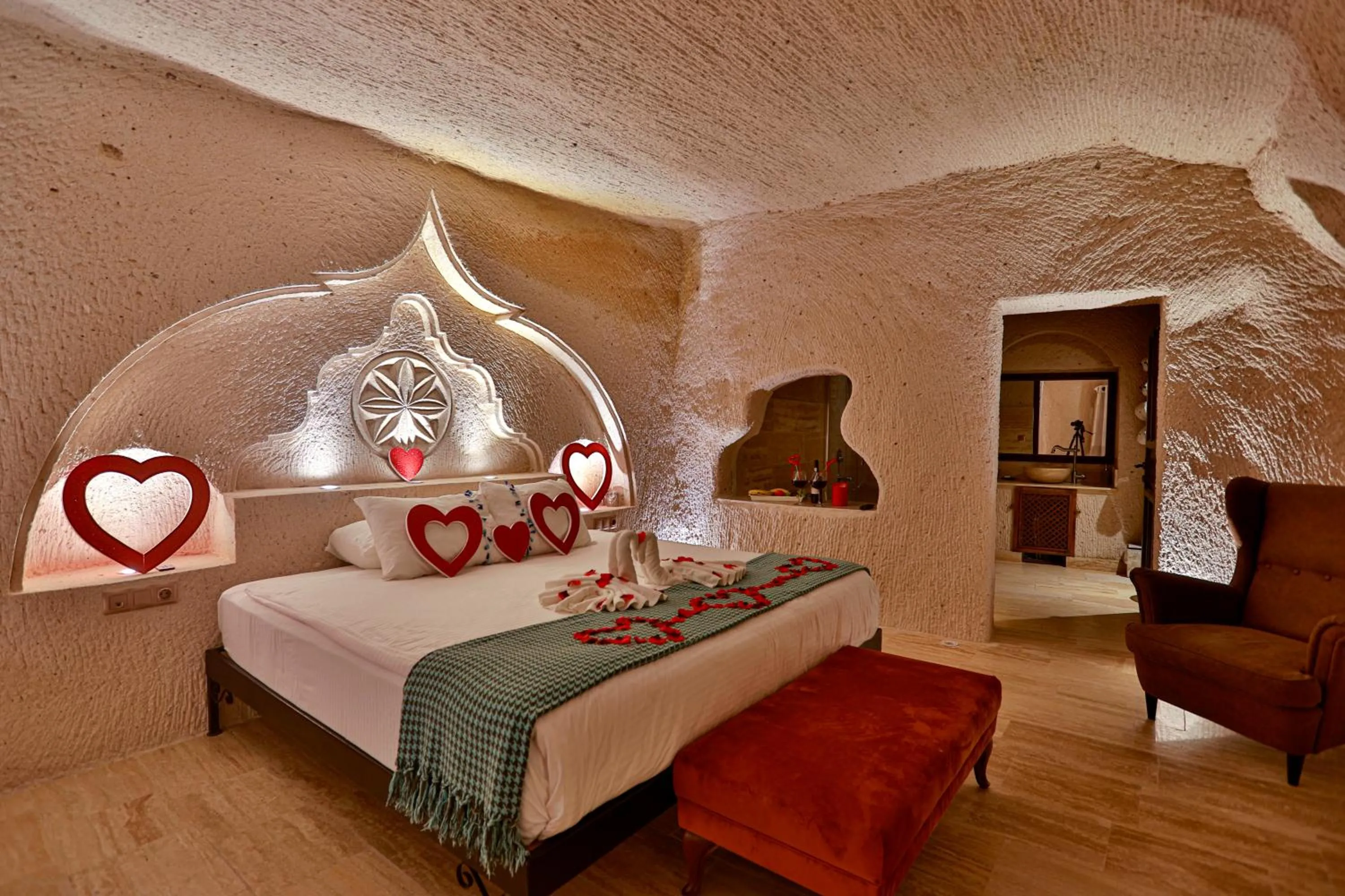 Bed in Corner İn Cappadocia