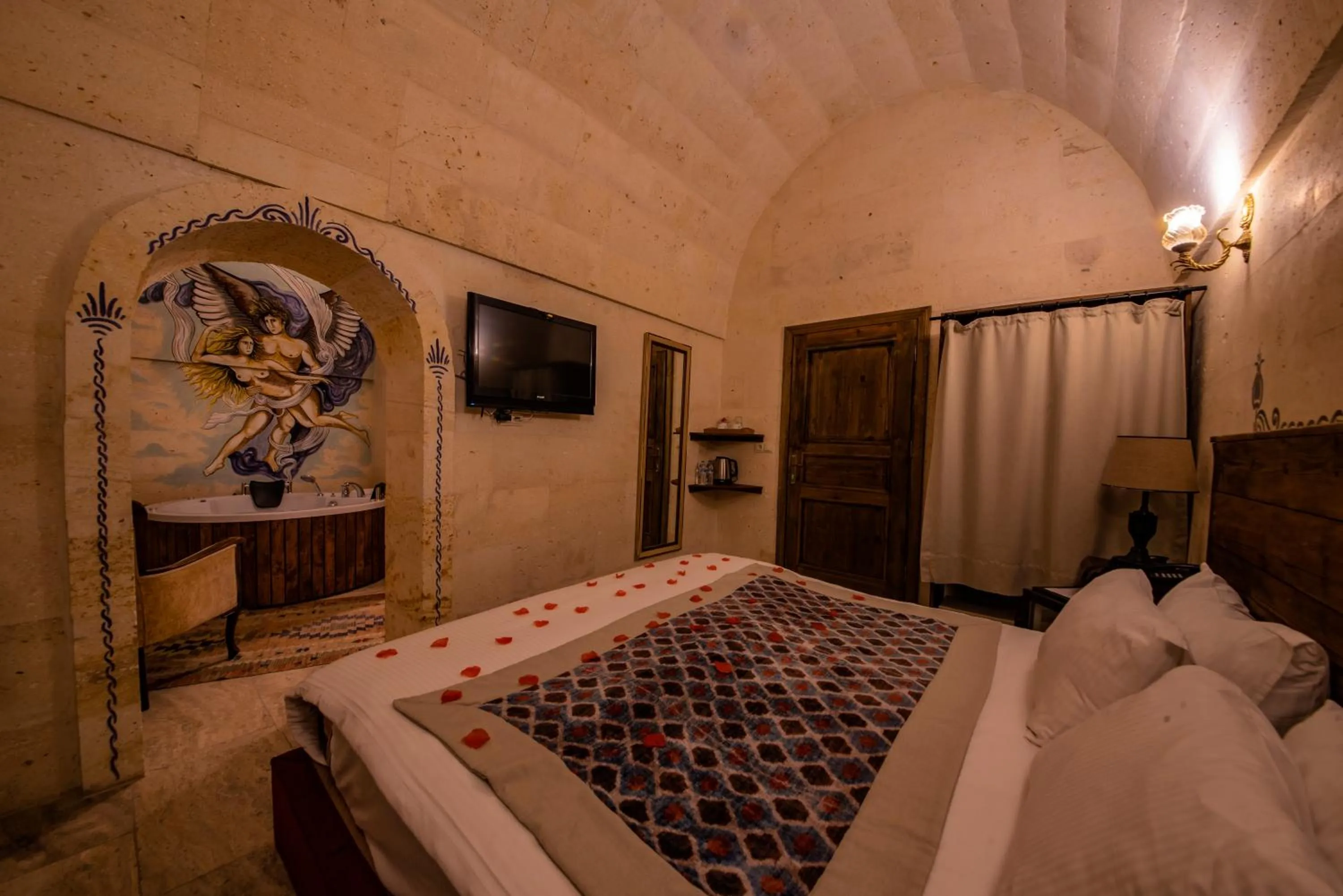 Bed in Corner İn Cappadocia