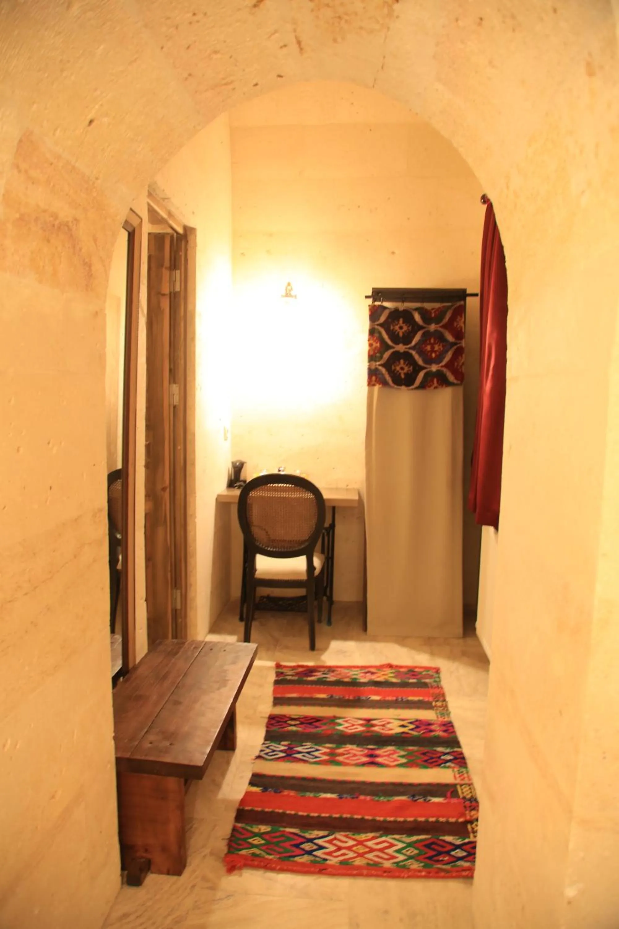 Decorative detail, Bed in Corner İn Cappadocia