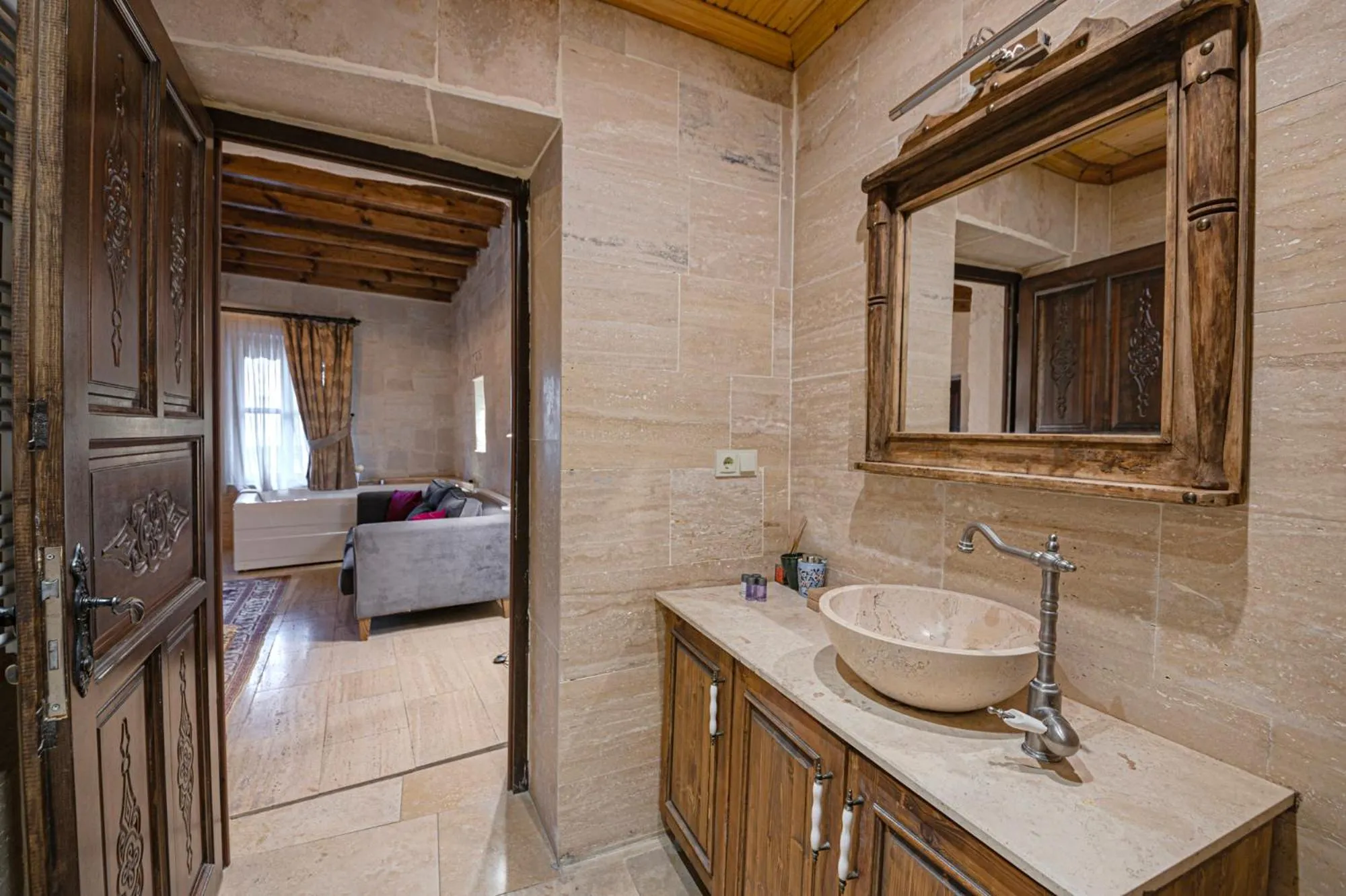Bathroom in Corner İn Cappadocia