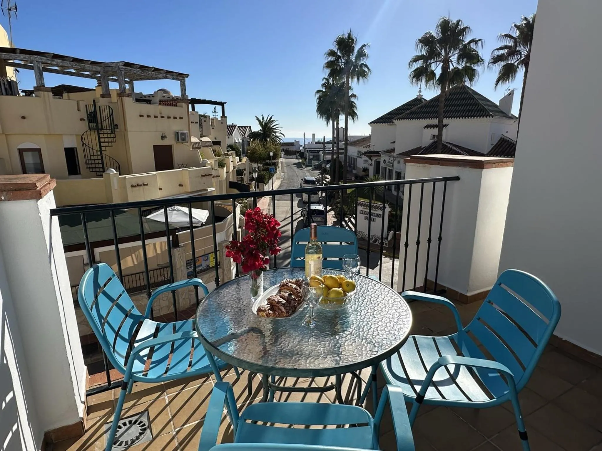 Balcony/Terrace in Nerja Paradise Rentals - Apt Chimenea A1E