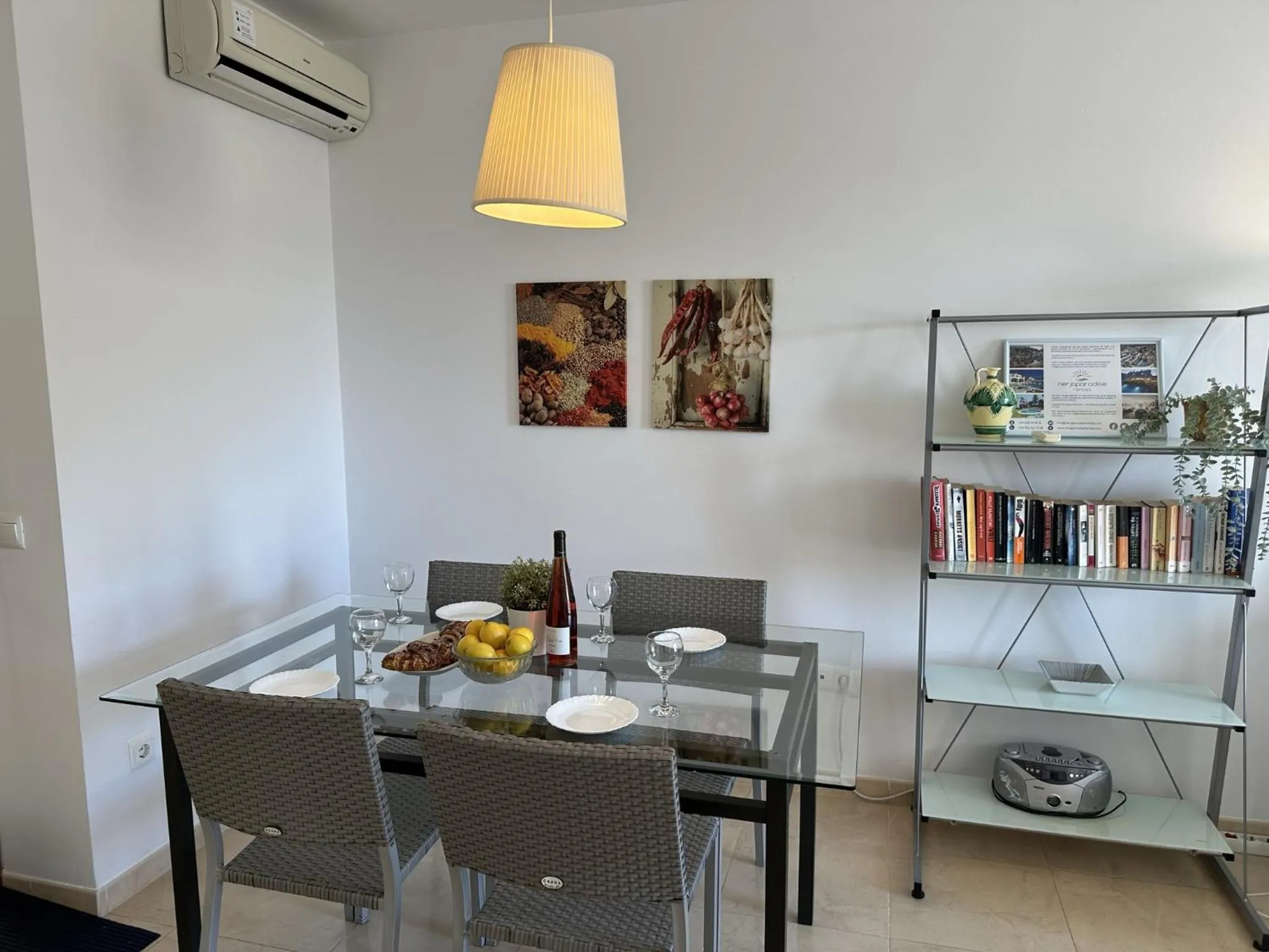 Dining area in Nerja Paradise Rentals - Apt Chimenea A1E