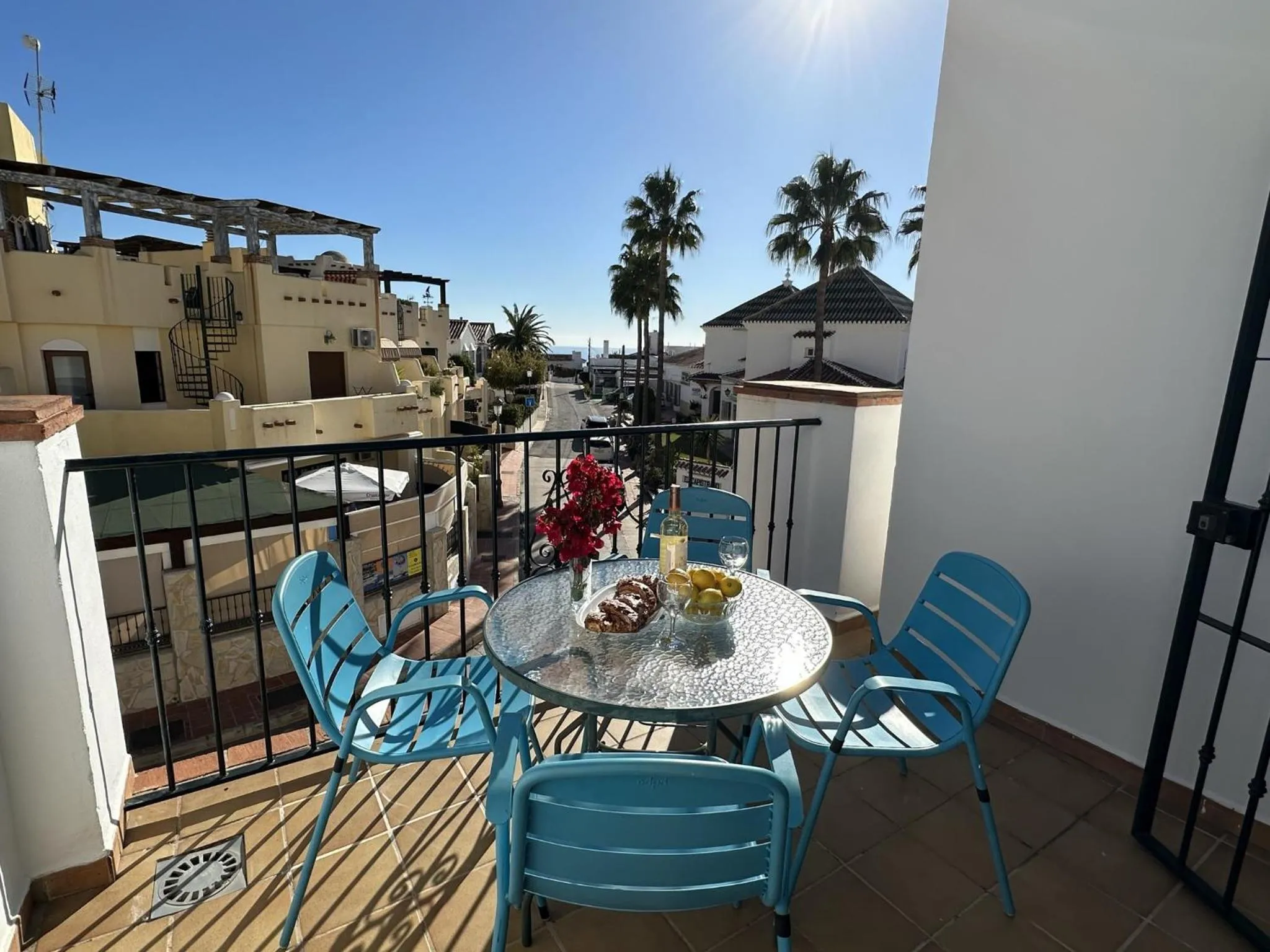 Balcony/Terrace in Nerja Paradise Rentals - Apt Chimenea A1E