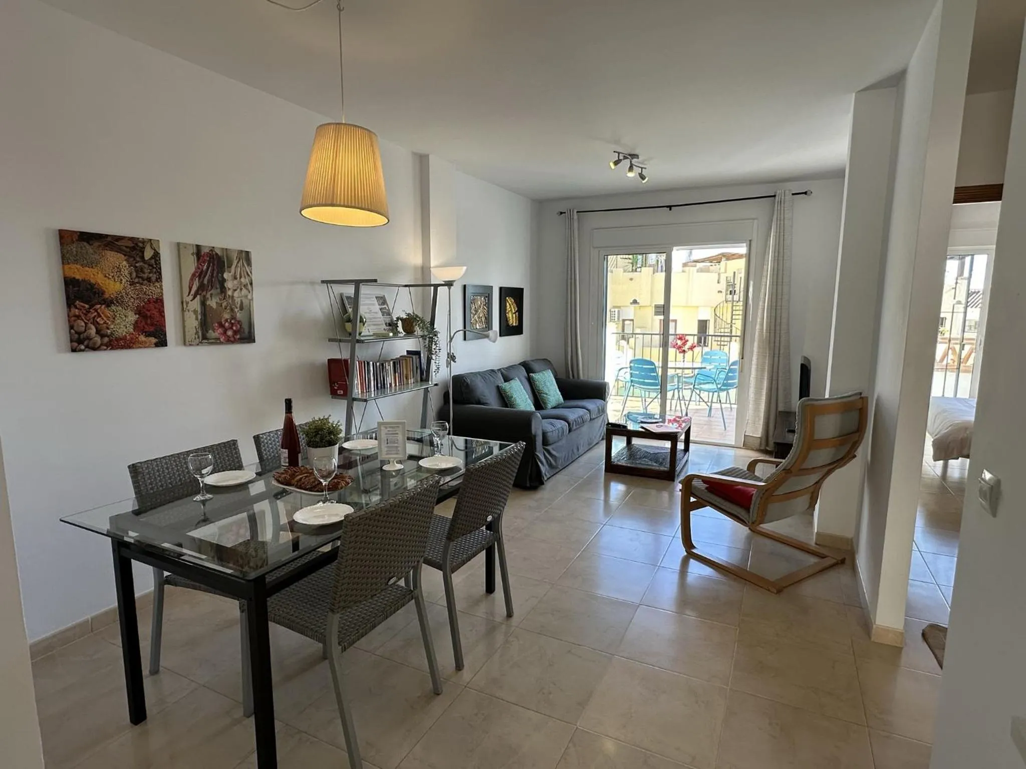Communal lounge/ TV room in Nerja Paradise Rentals - Apt Chimenea A1E