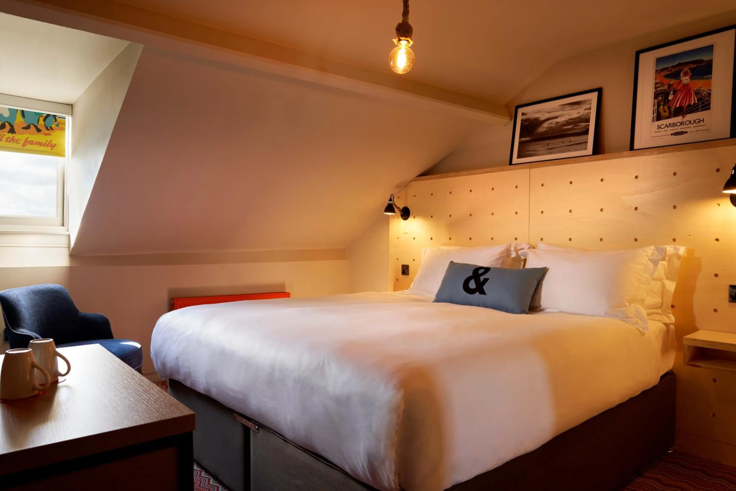 Bedroom, Bed in Bike & Boot Inns Scarborough - Leisure Hotels for Now