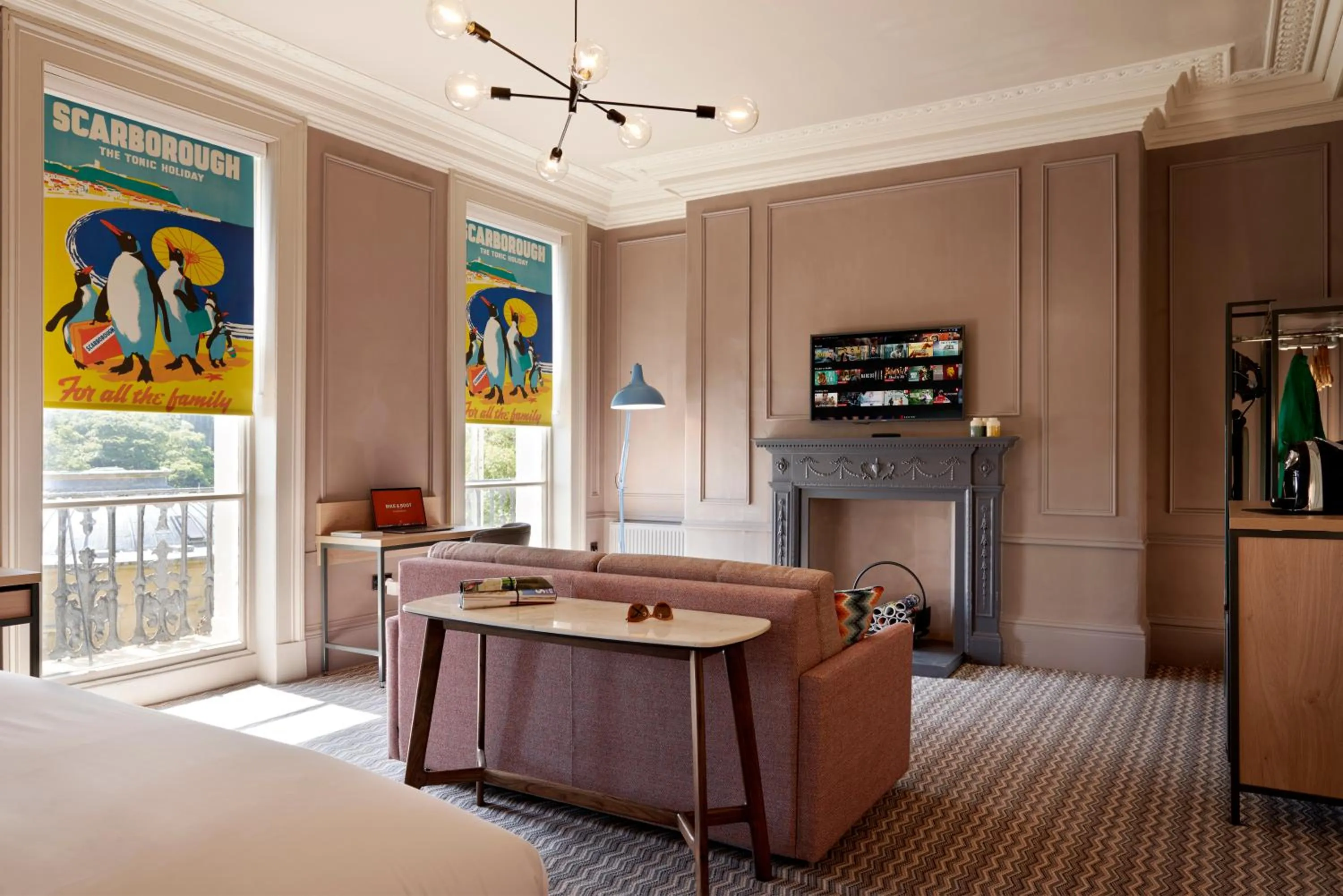 Seating area in Bike & Boot Inns Scarborough - Leisure Hotels for Now