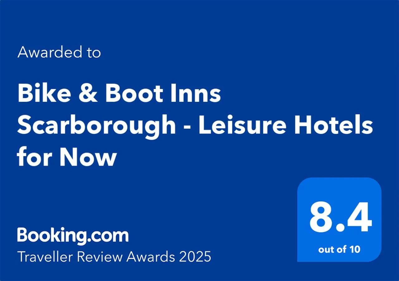 Certificate/Award in Bike & Boot Inns Scarborough - Leisure Hotels for Now
