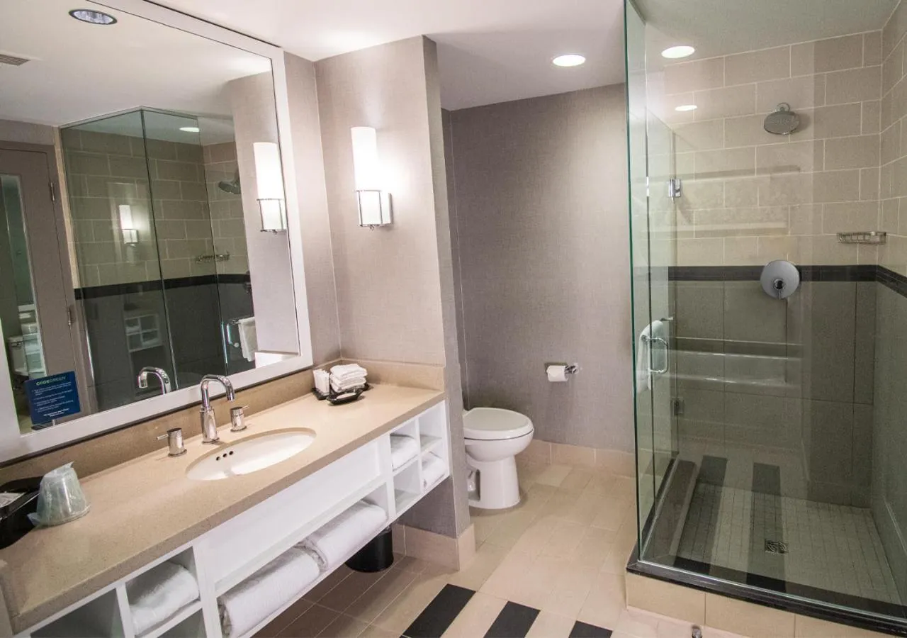 Shower in Caesars Windsor, A Caesars Destination