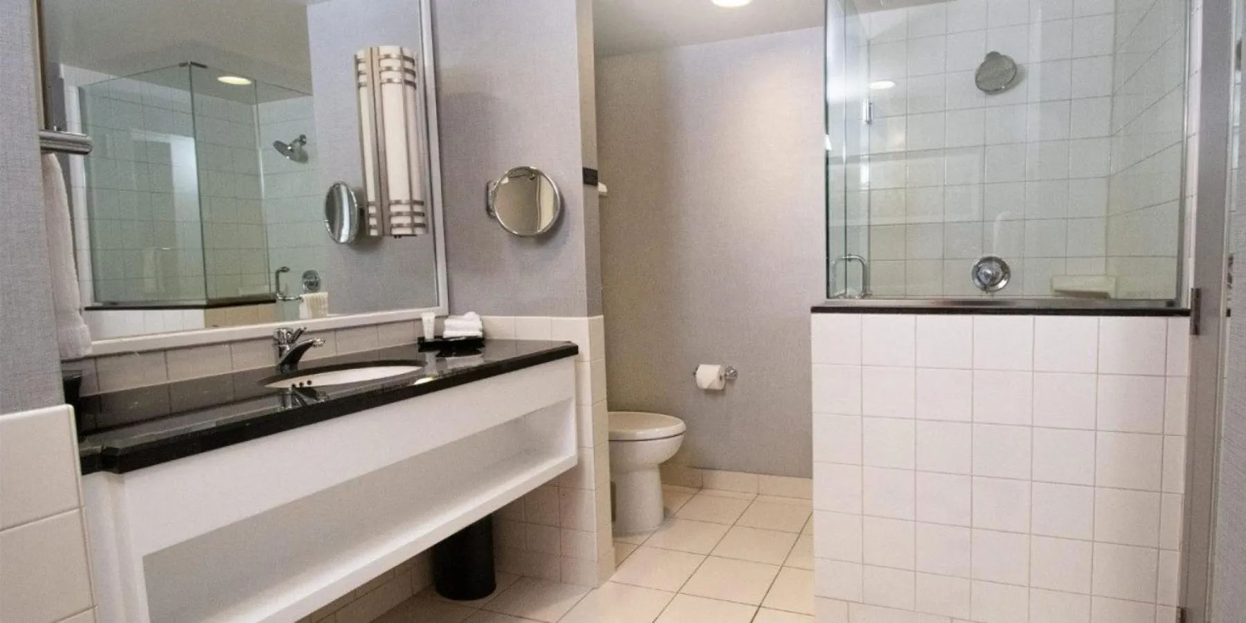 Bathroom in Caesars Windsor, A Caesars Destination