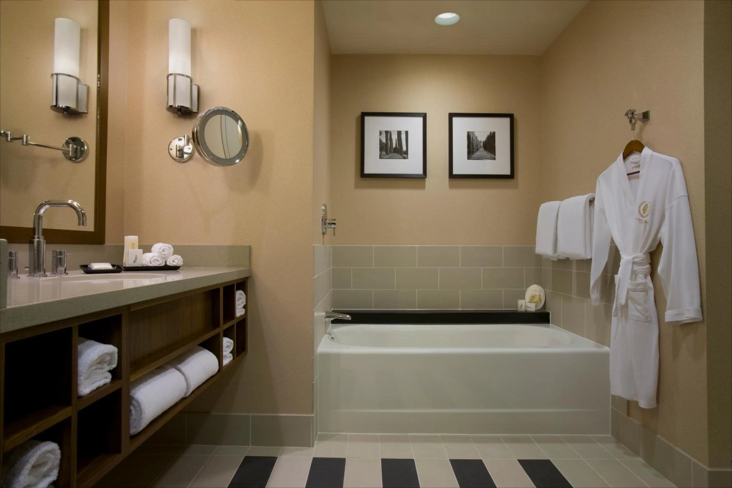 Bathroom in Caesars Windsor, A Caesars Destination