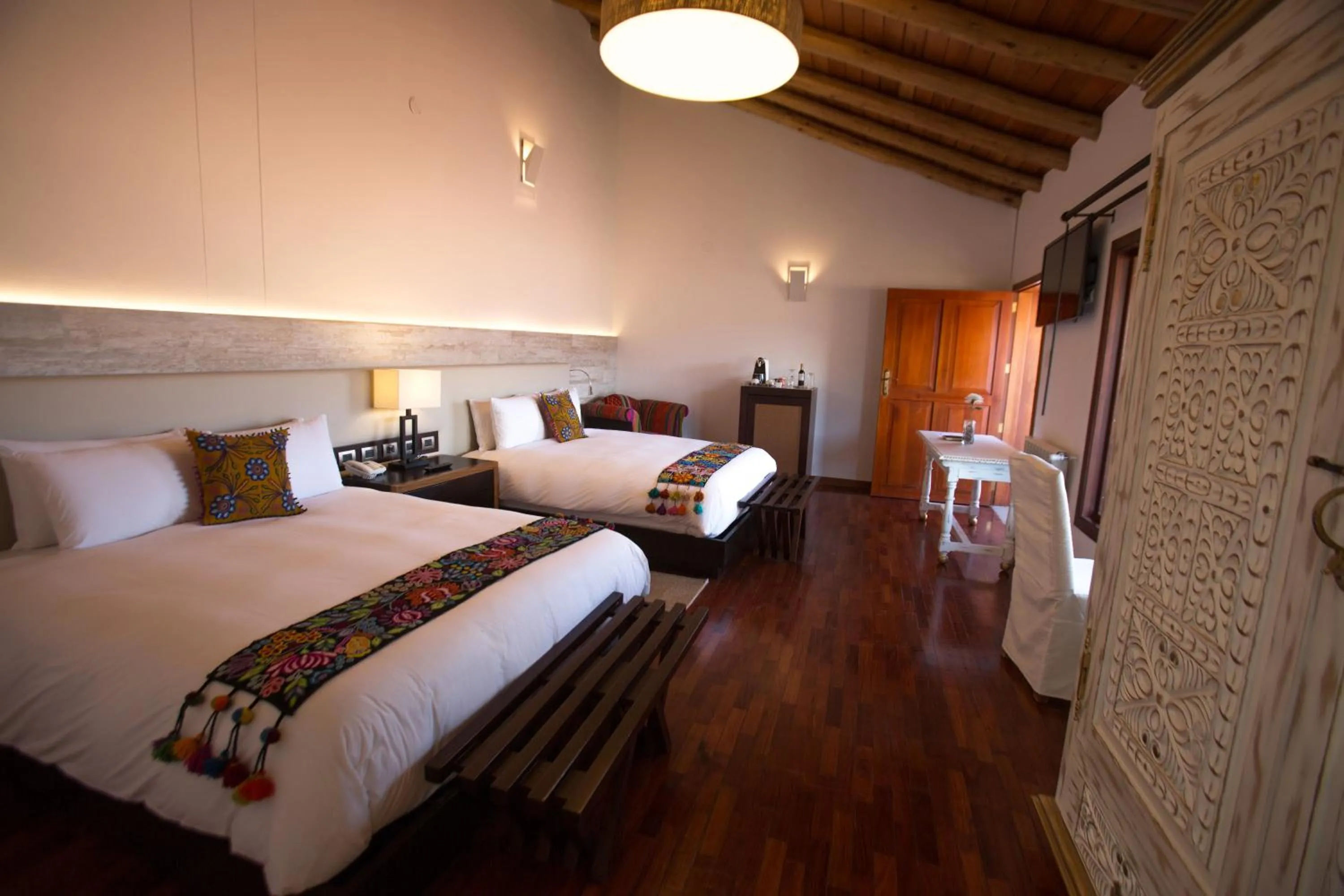 Bed in Tocuyeros Boutique Hotel