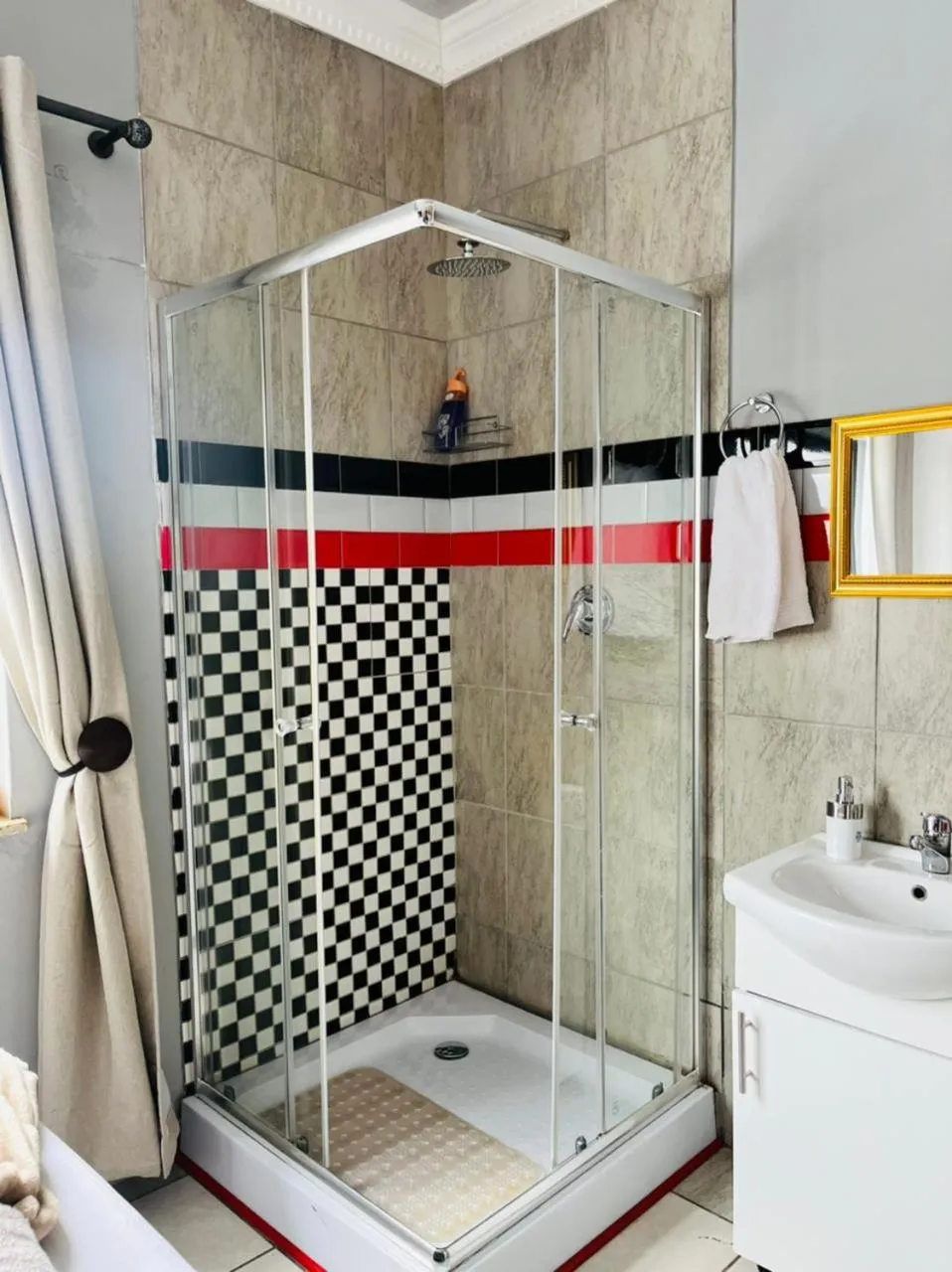 Shower in Abecor Hotel