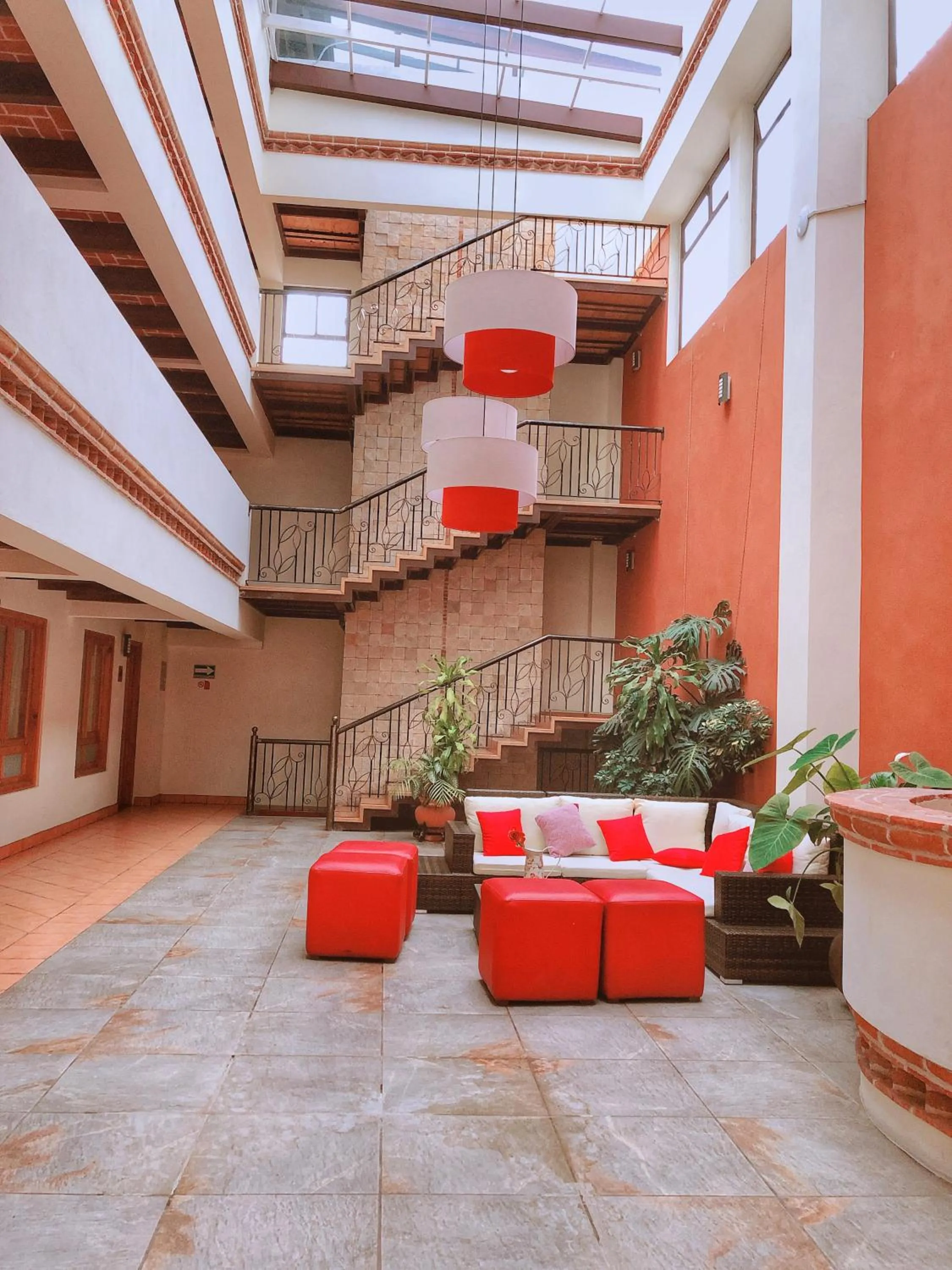 Patio in Plaza Magnolias Suites