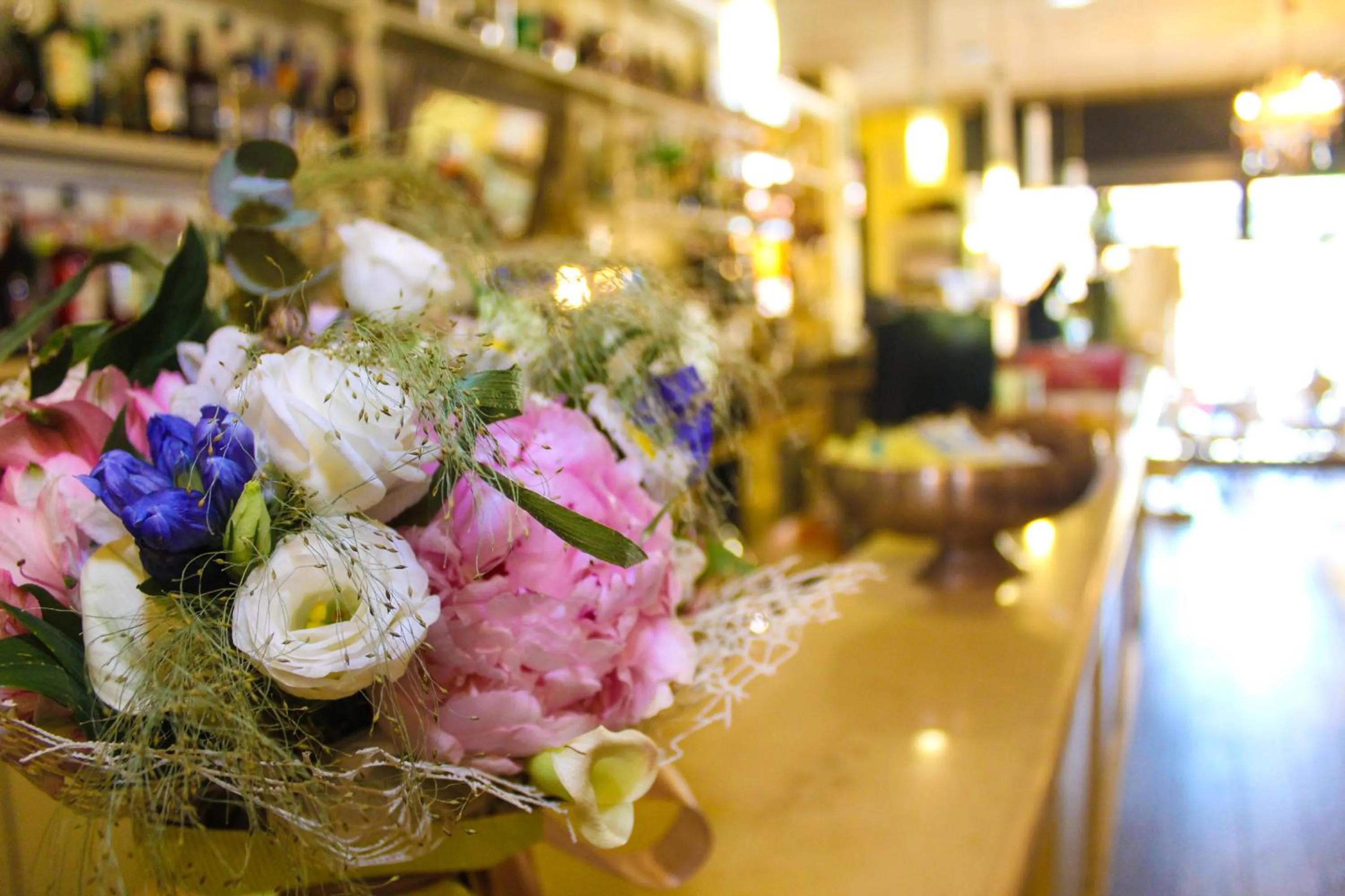 Lounge or bar in B&B La finestra sul canale