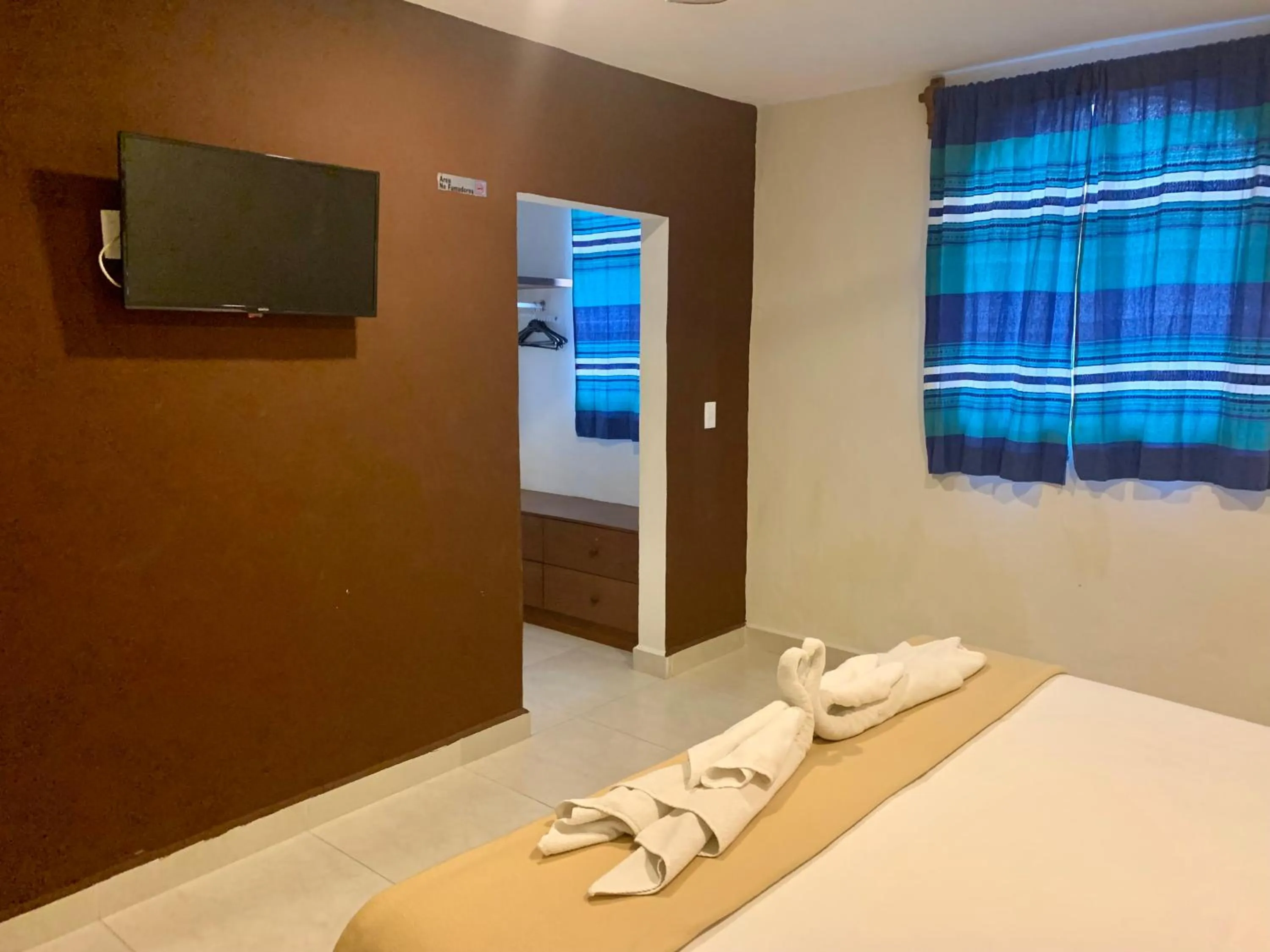 TV and multimedia, Bed in AKBAL Playa - Beach Zone