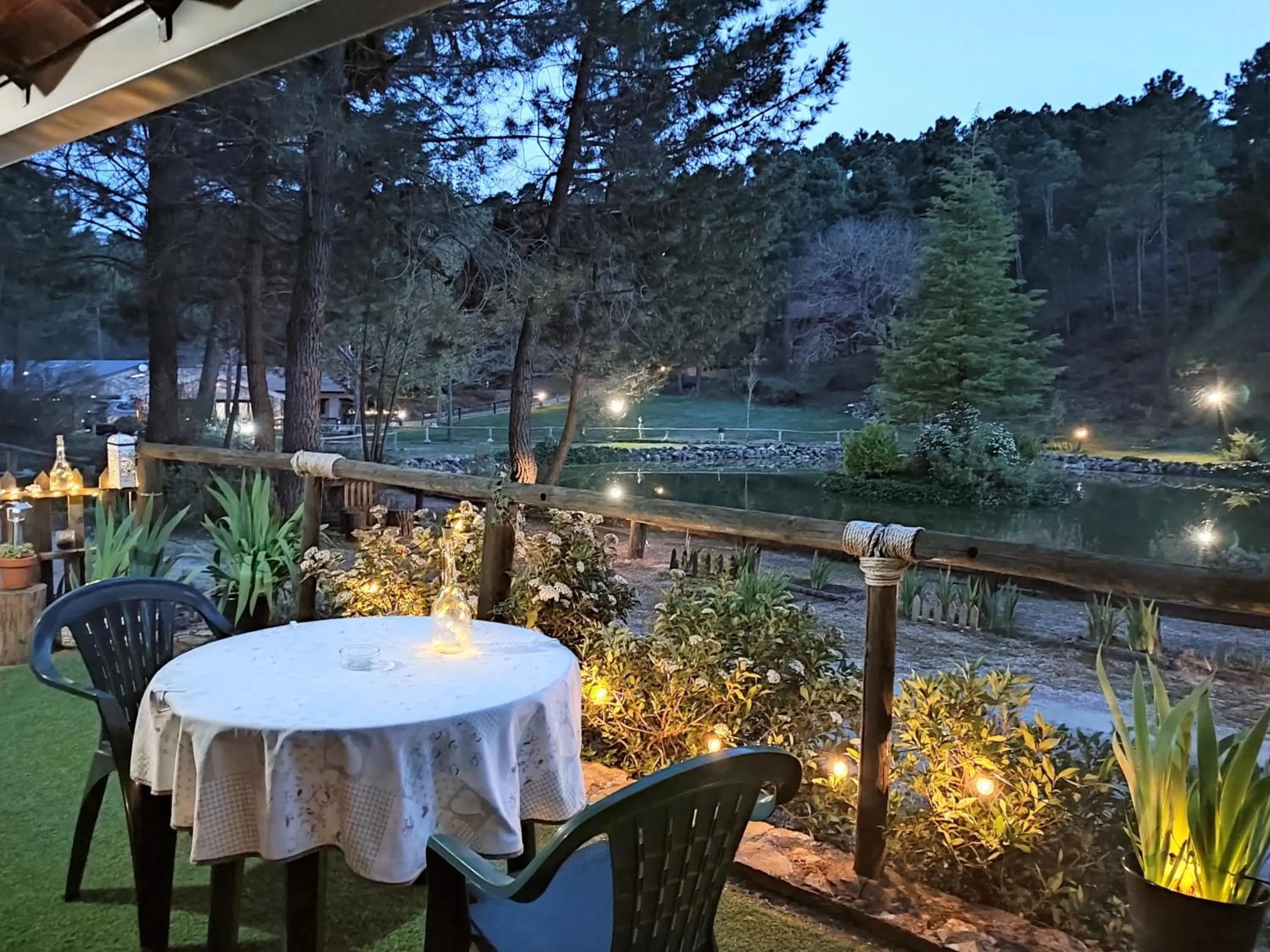 Lake view in La cabaña del lago en ZAFIRO LAGUNAZO Parque Natural del Río Mundo