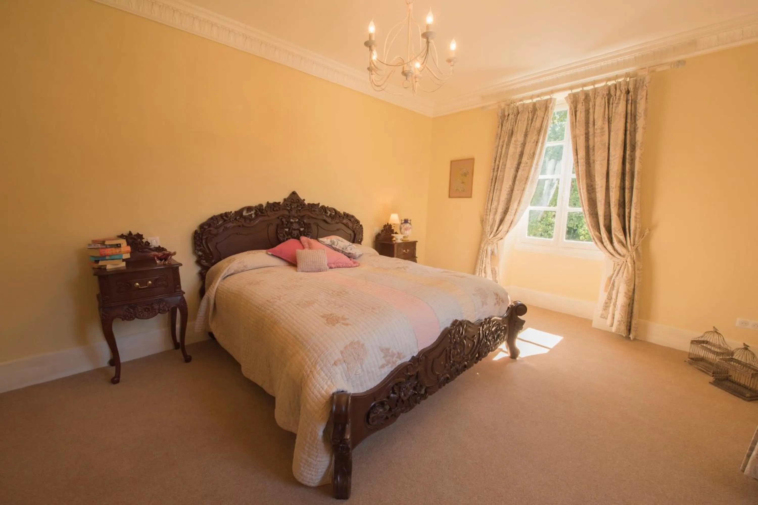 Bed in Château de Valette