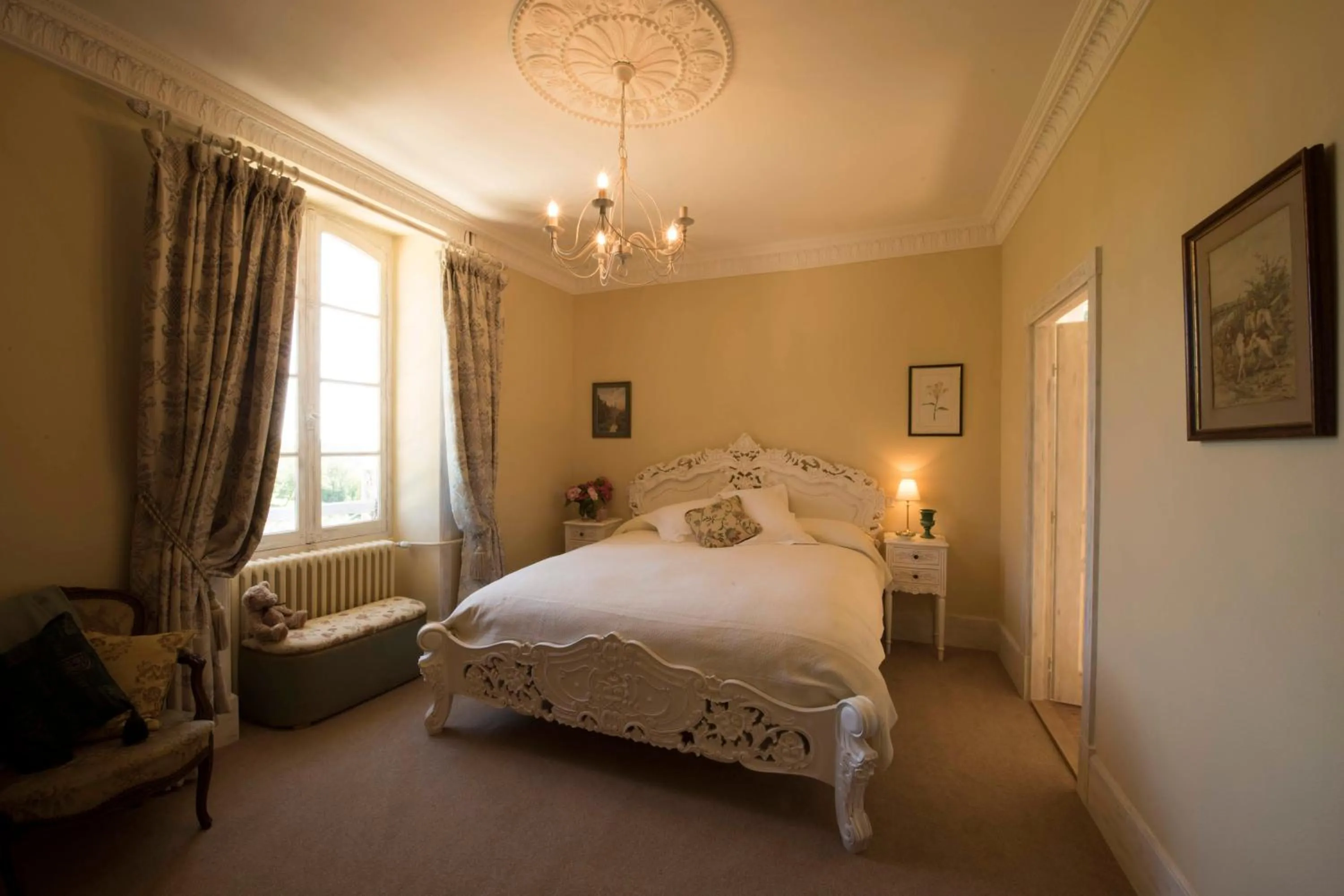 Bed in Château de Valette