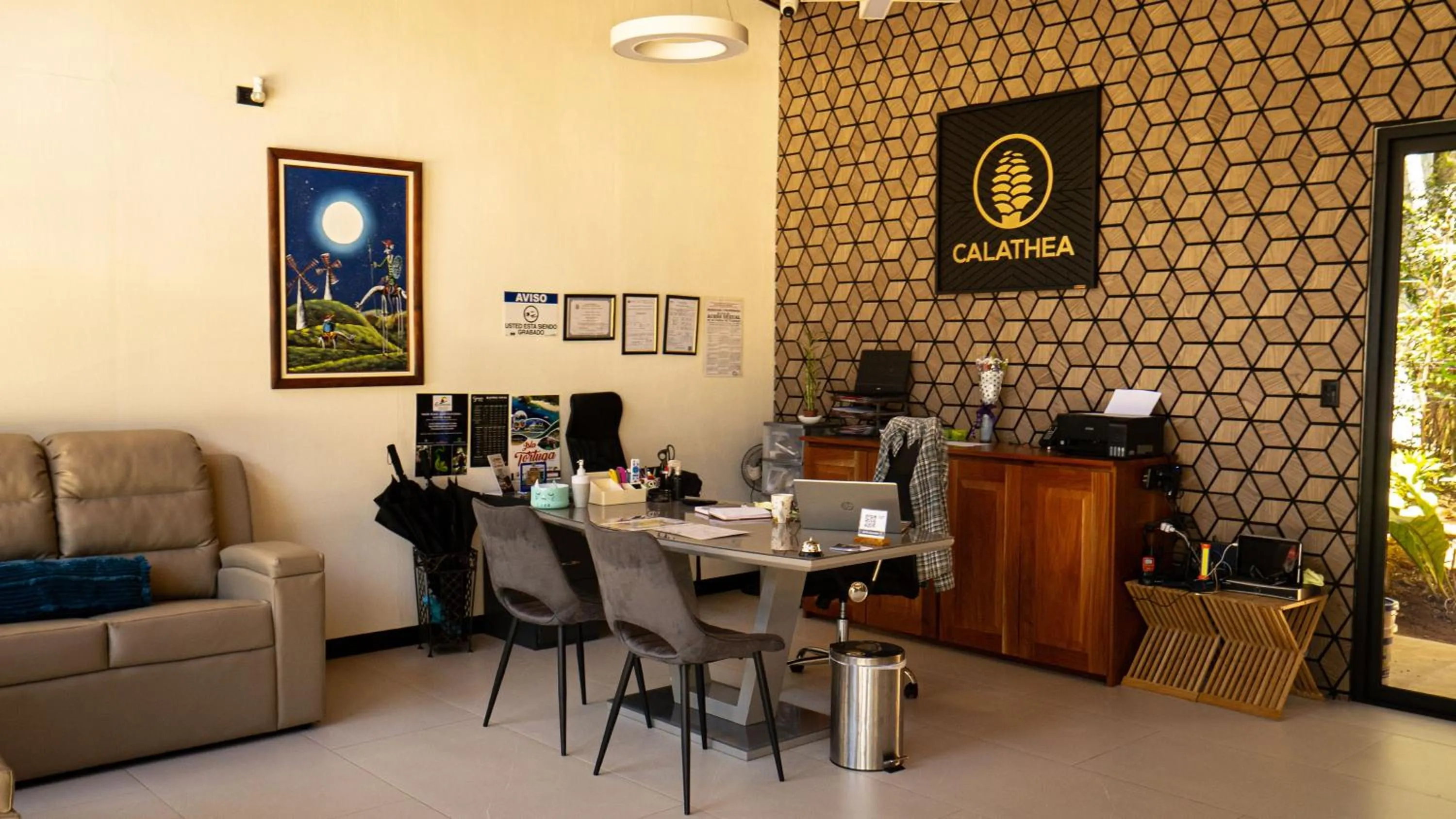 Lobby or reception in Calathea Hotel Monteverde