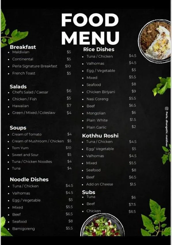 Restaurant/places to eat in PERLA Dhangethi