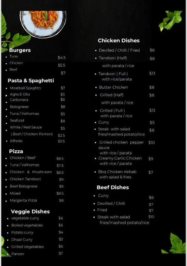 Restaurant/places to eat in PERLA Dhangethi