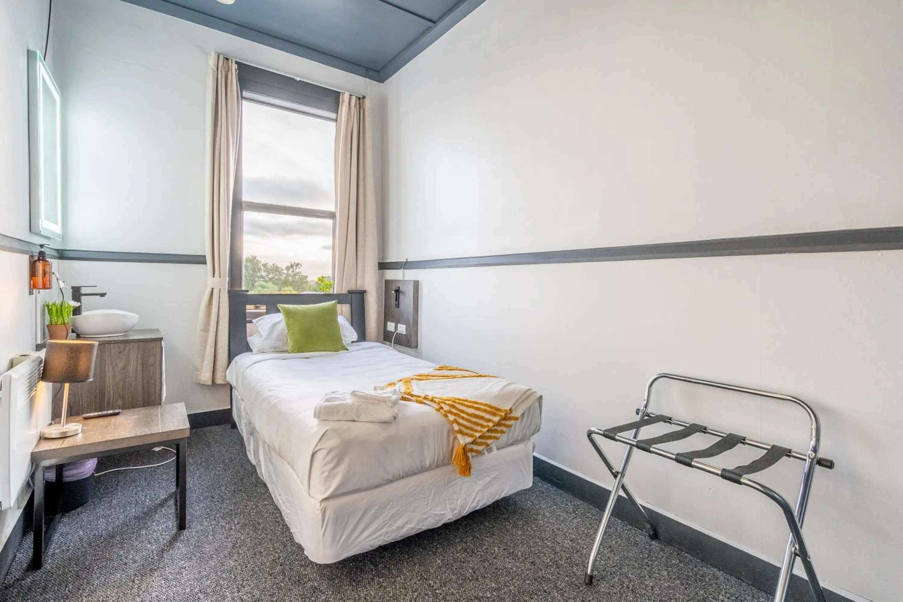 Bed in Railway Hotel
