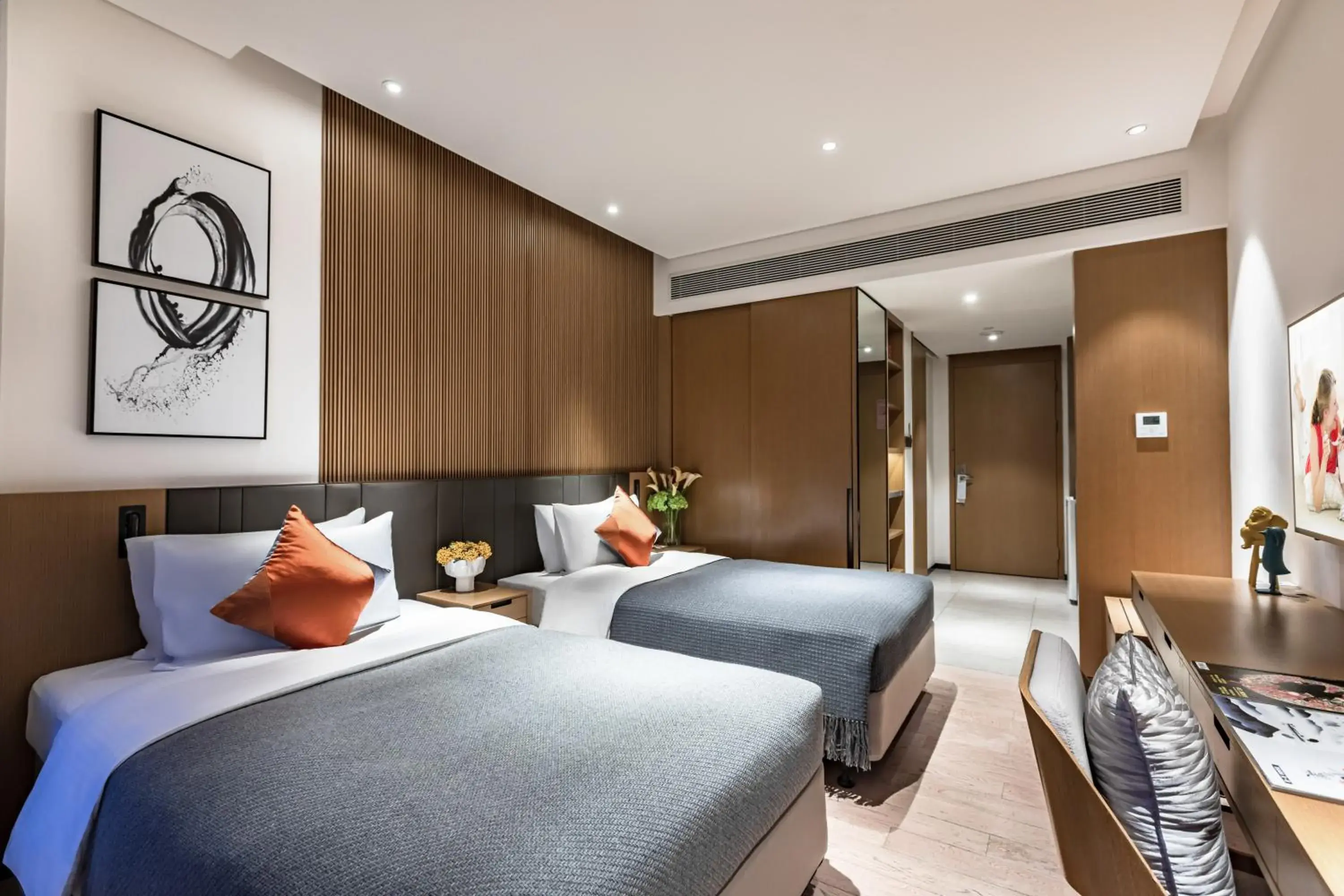 Bed in Citadines Songshan Lake Dongguan Bed in Citadines Songshan Lake Dongguan