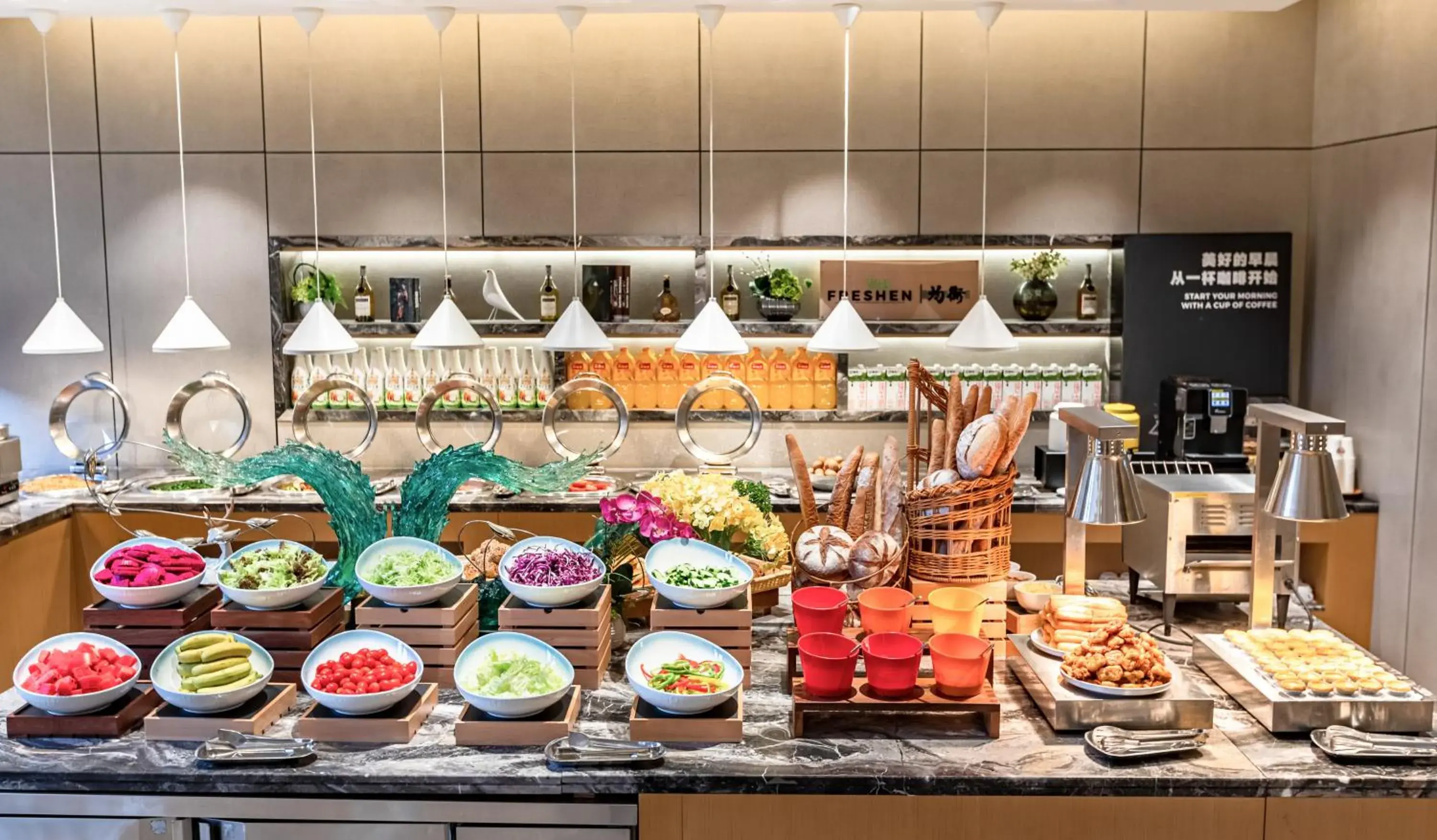 Buffet breakfast in Citadines Songshan Lake Dongguan Buffet breakfast in Citadines Songshan Lake Dongguan