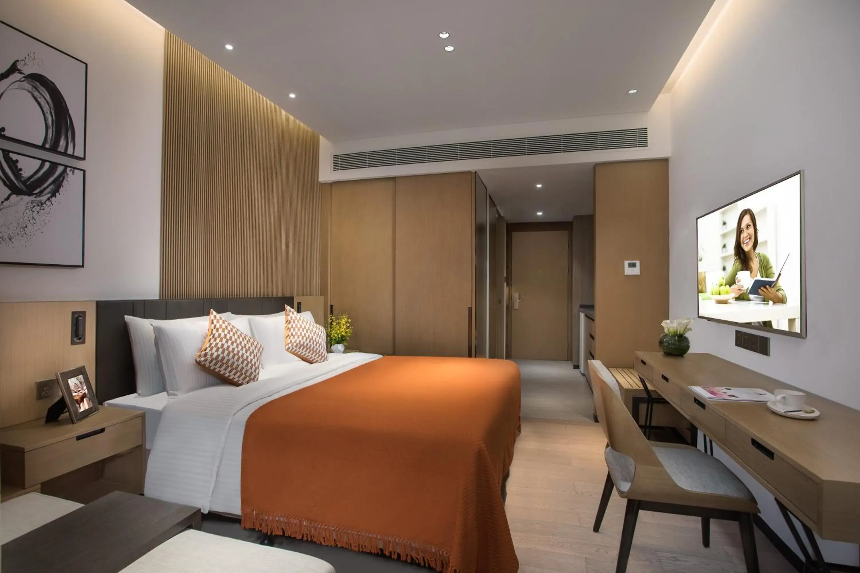 Photo of the whole room, Bed in Citadines Songshan Lake Dongguan Photo of the whole room, Bed in Citadines Songshan Lake Dongguan