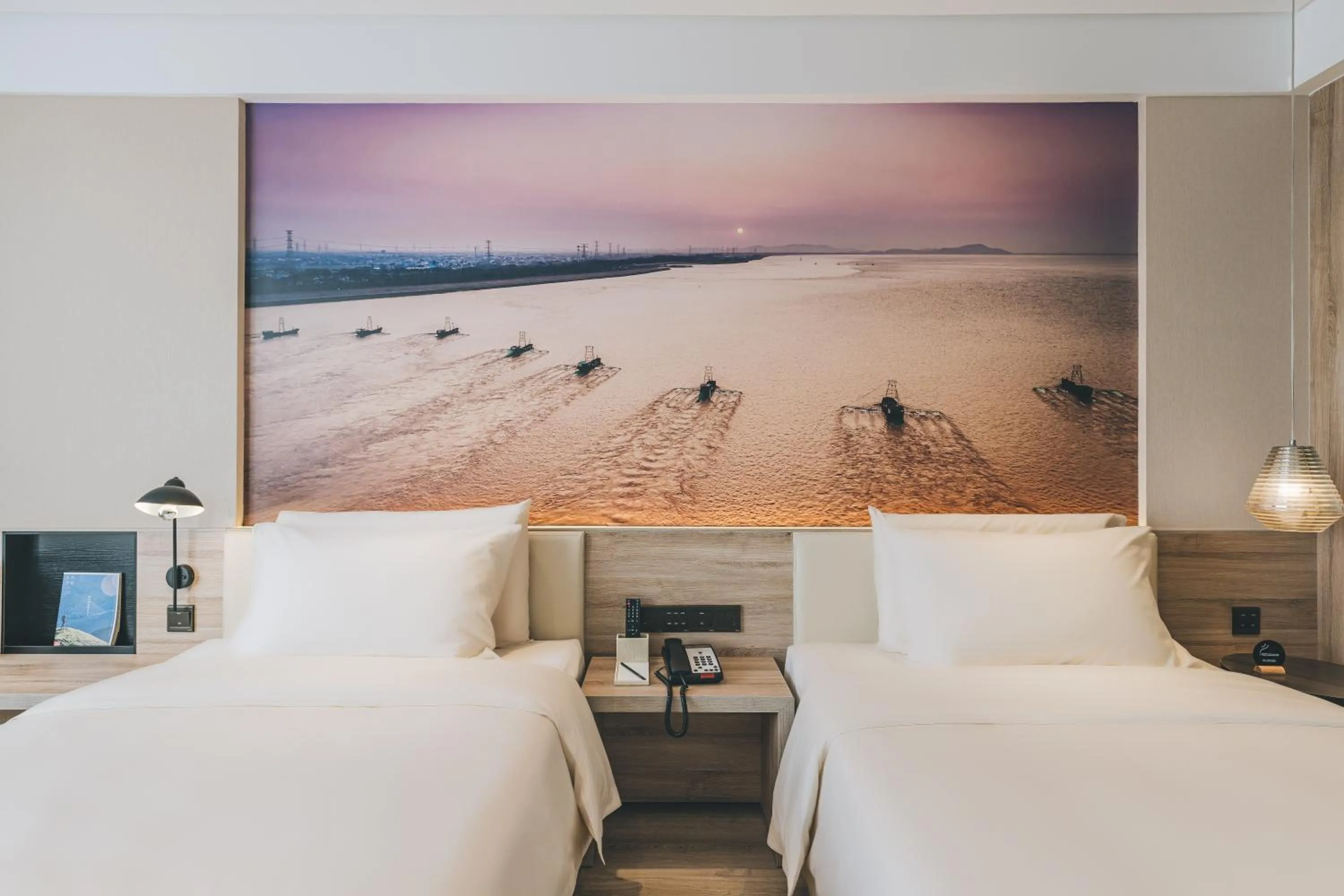 Bed in Atour Hotel Haining Leather City South Gate